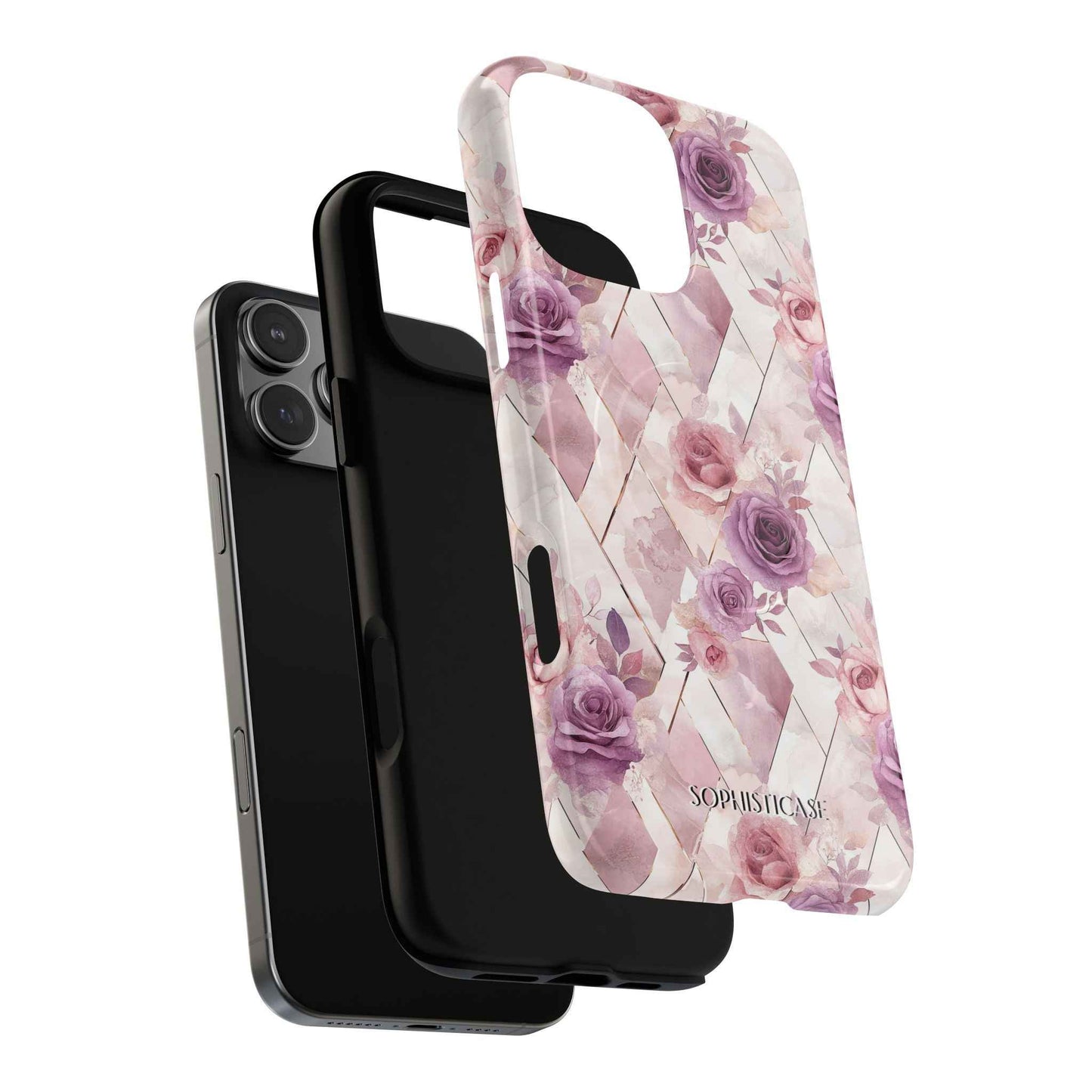 Royal Floral in Mauve Rose - iPhone Magsafe Case