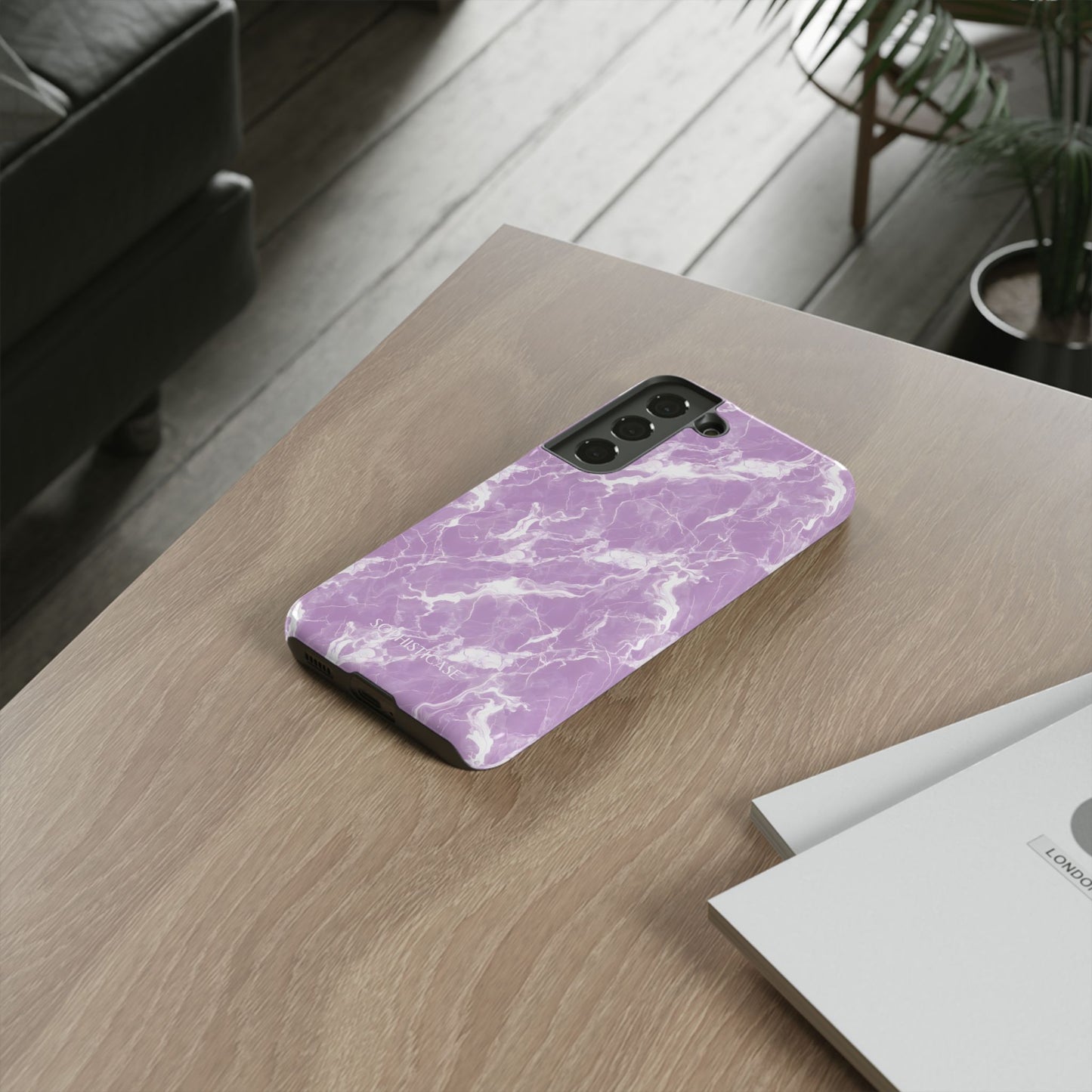 Marble Crush in Purple - Tough Phone Case