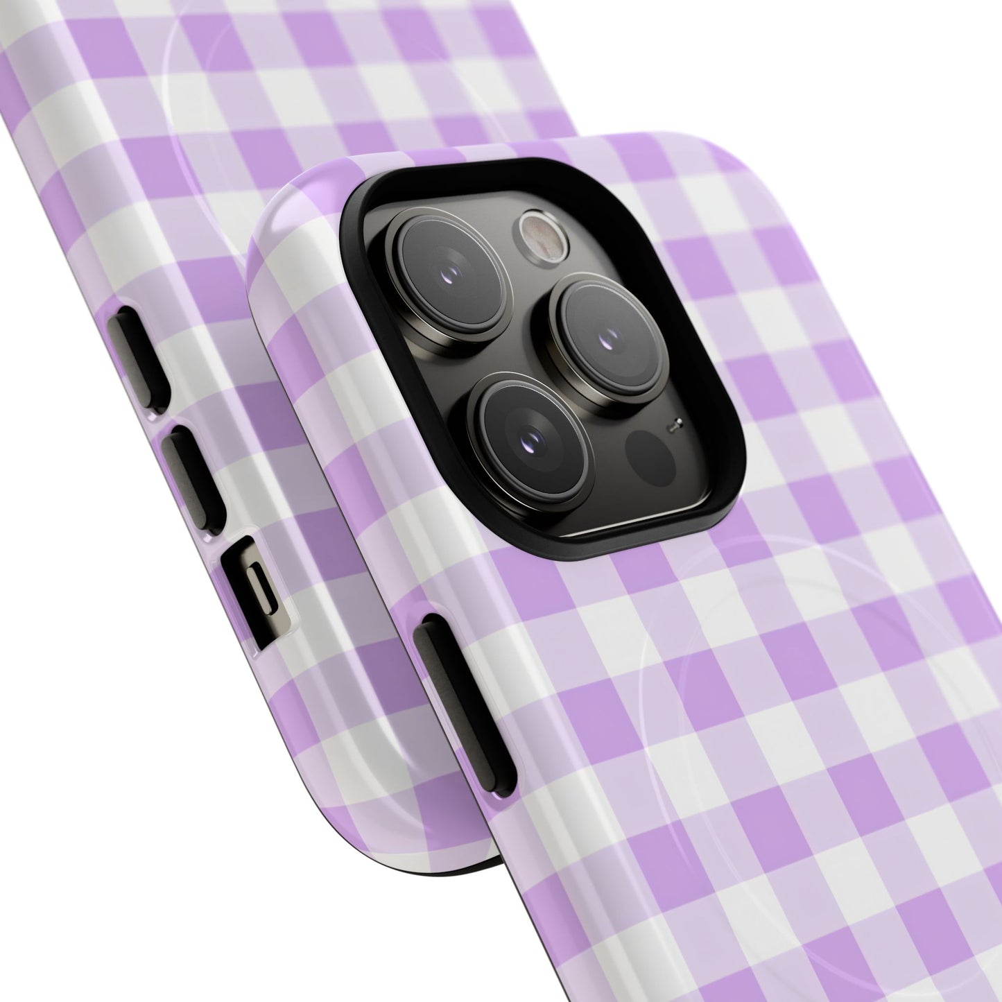 Gingham in Purple - Magsafe Case