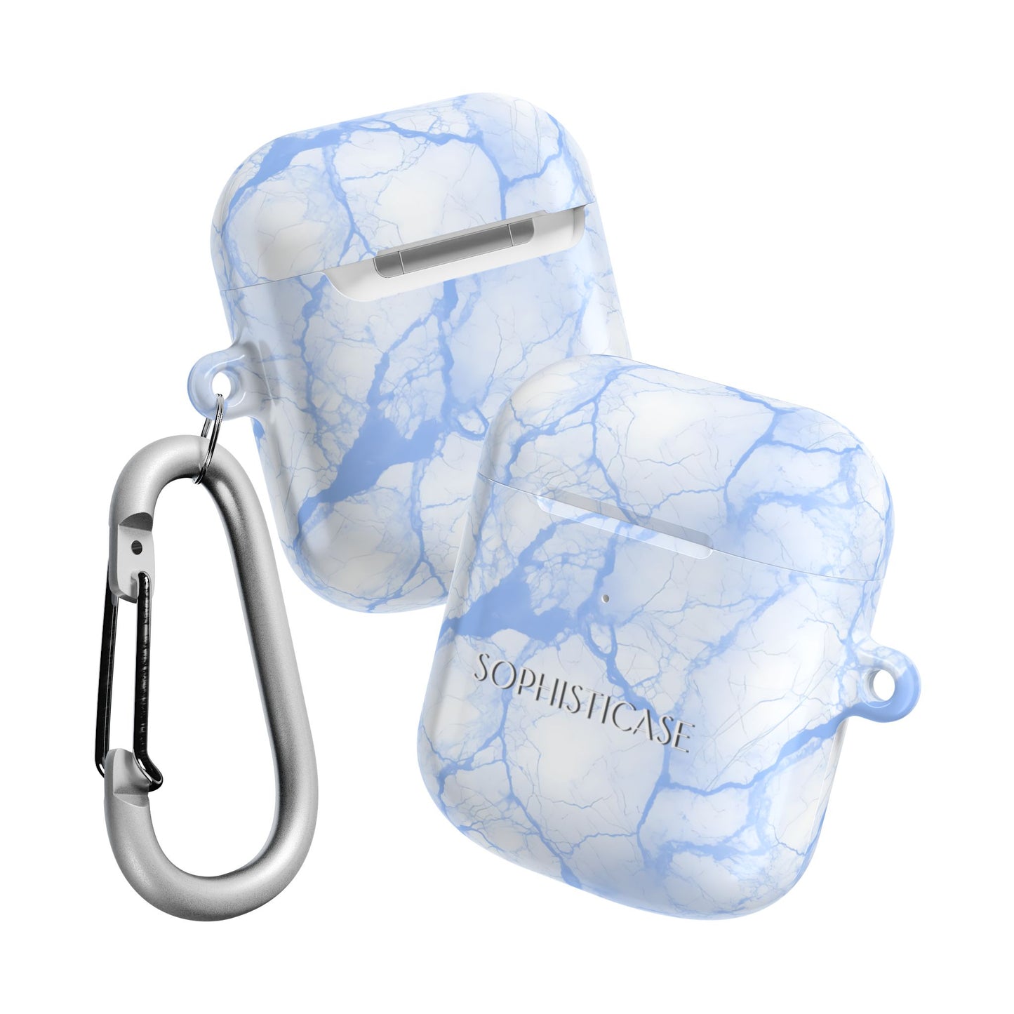 AirPod Cases - Marble Opulence in Blue