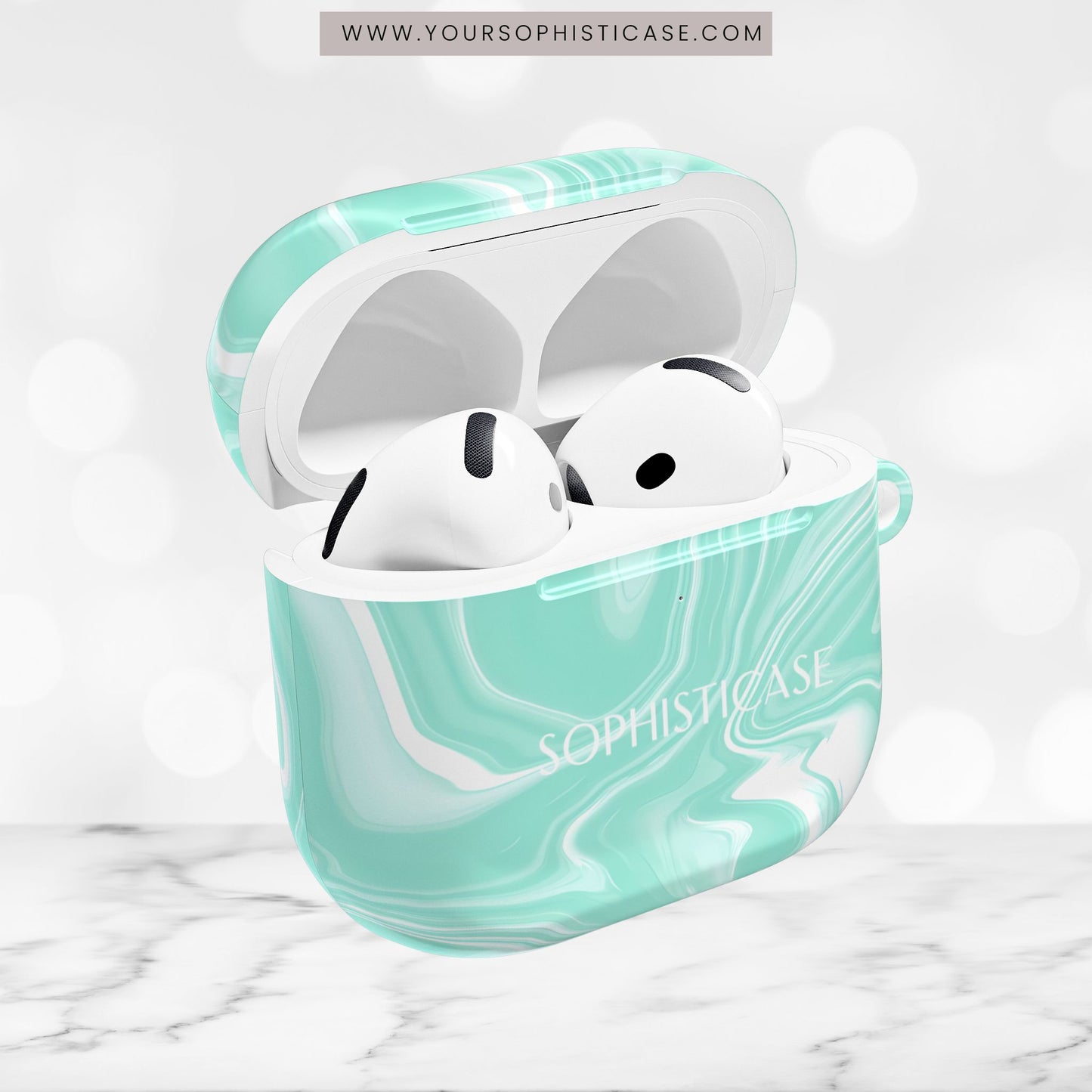 AirPod Cases - Liquid Dreams in Green