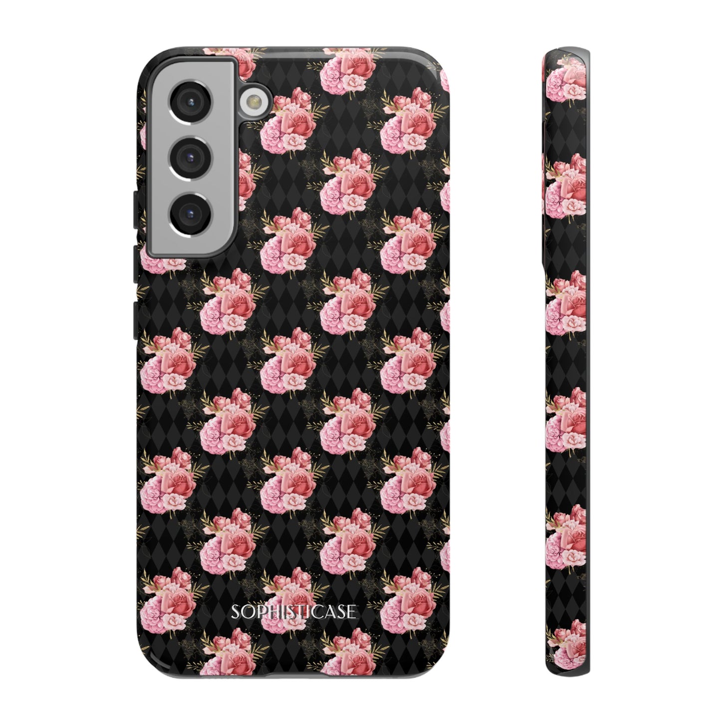 Rose Diamond Romance in Vivienne - Tough Phone Case