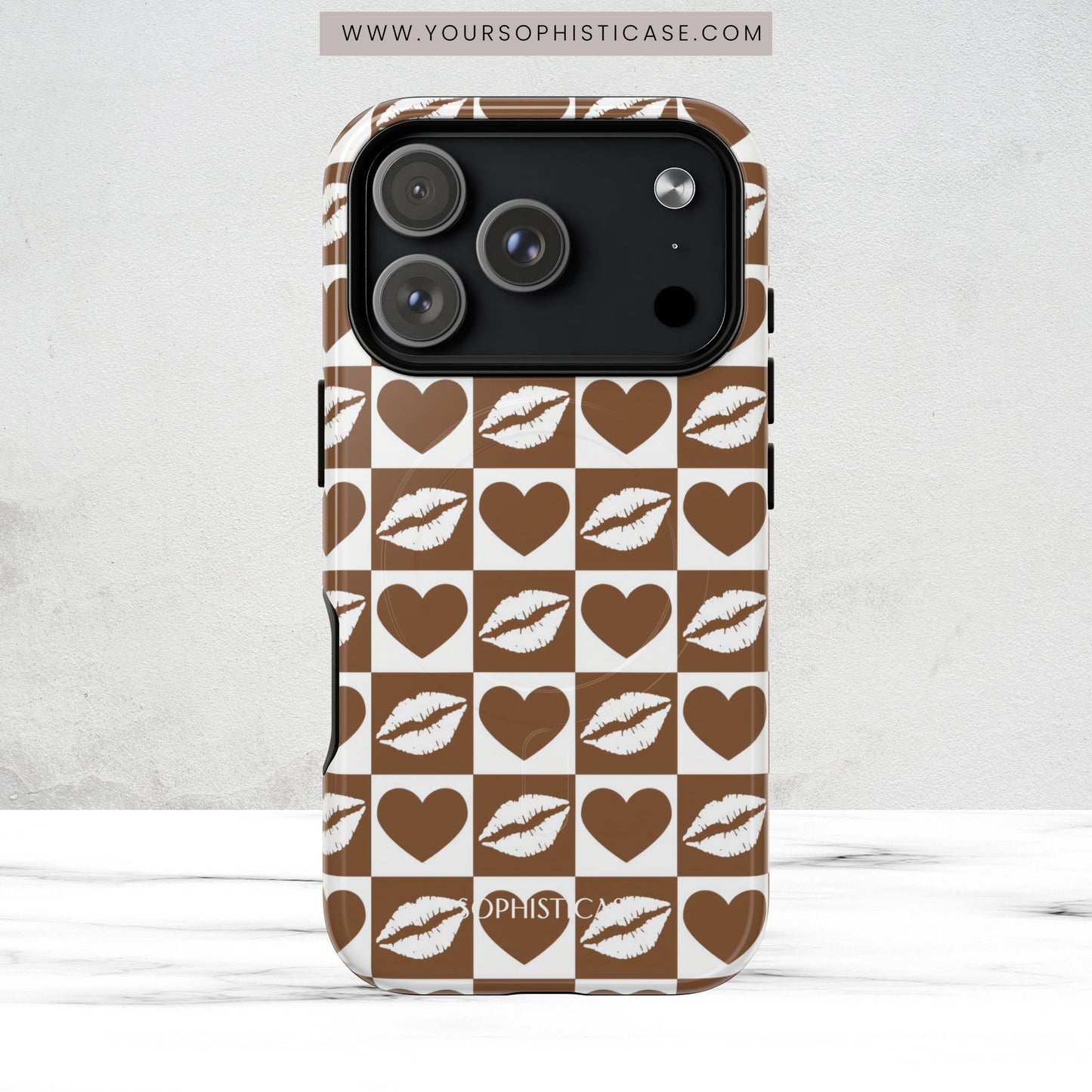 Belle Amie in Deep Brown - Magsafe Case
