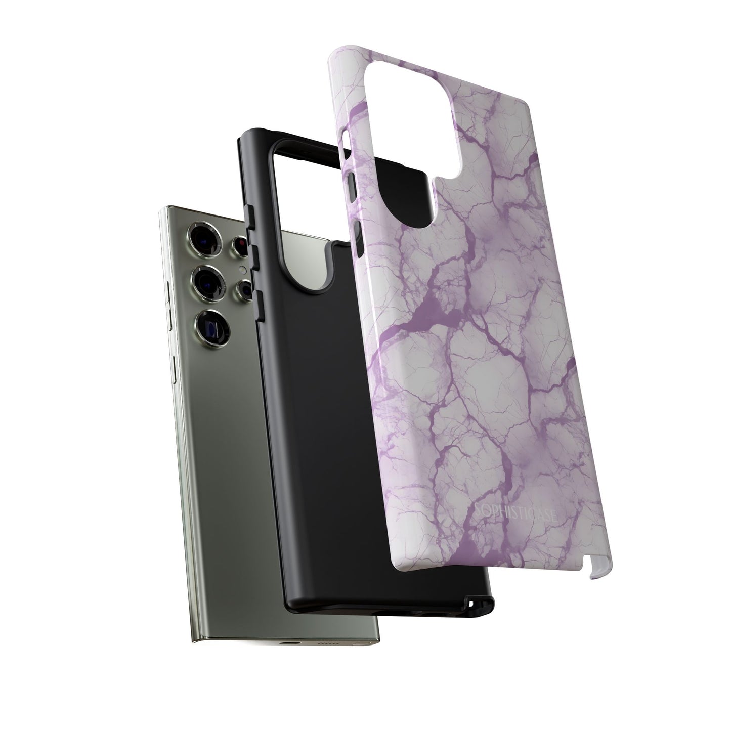 Marble Opulence in Purple - Tough Phone Case