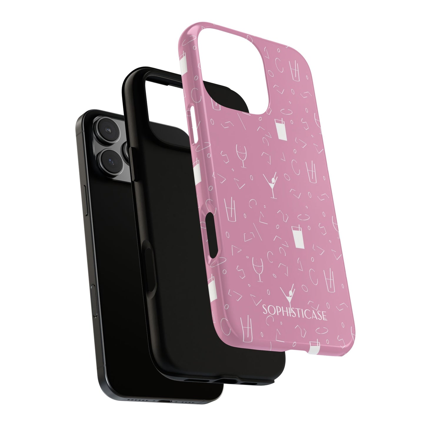Cocktail Hour in Pink - iPhone Case
