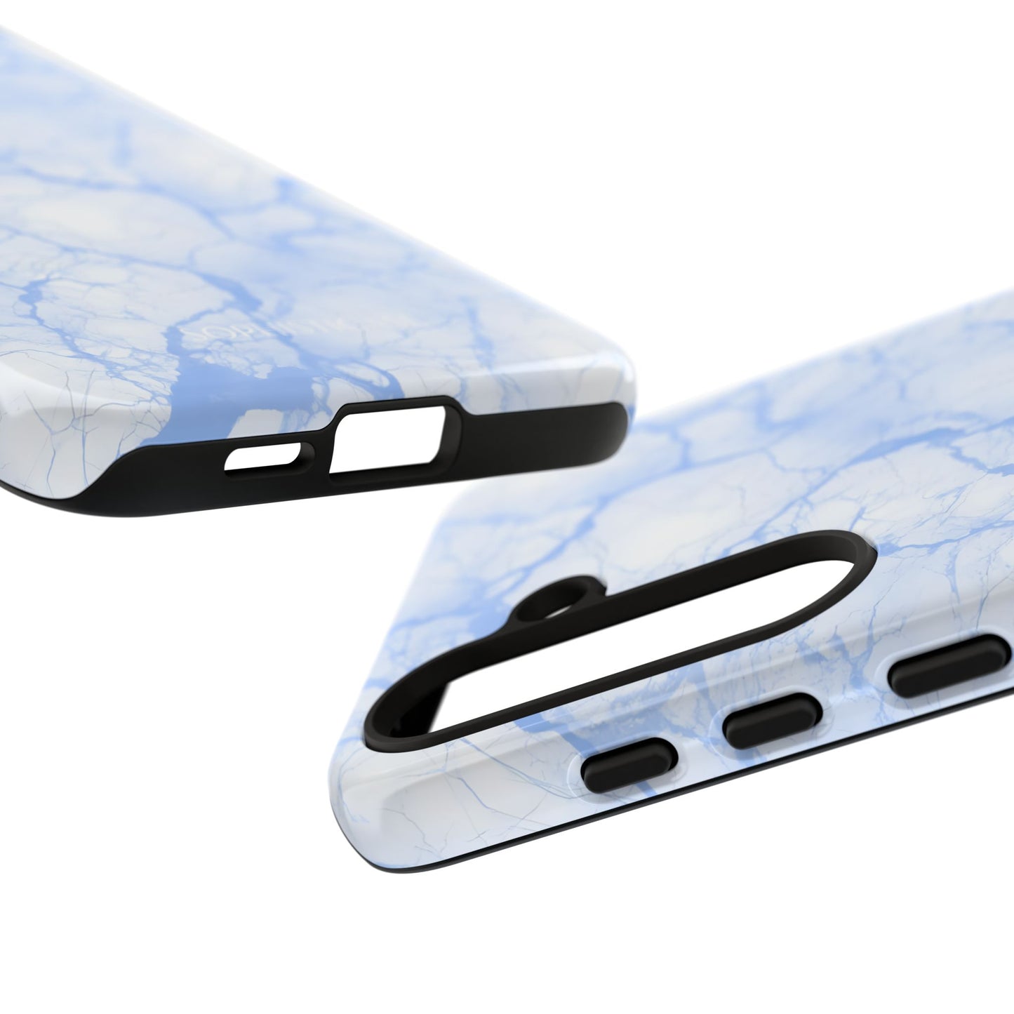 Marble Opulence in Blue - Tough Phone Case