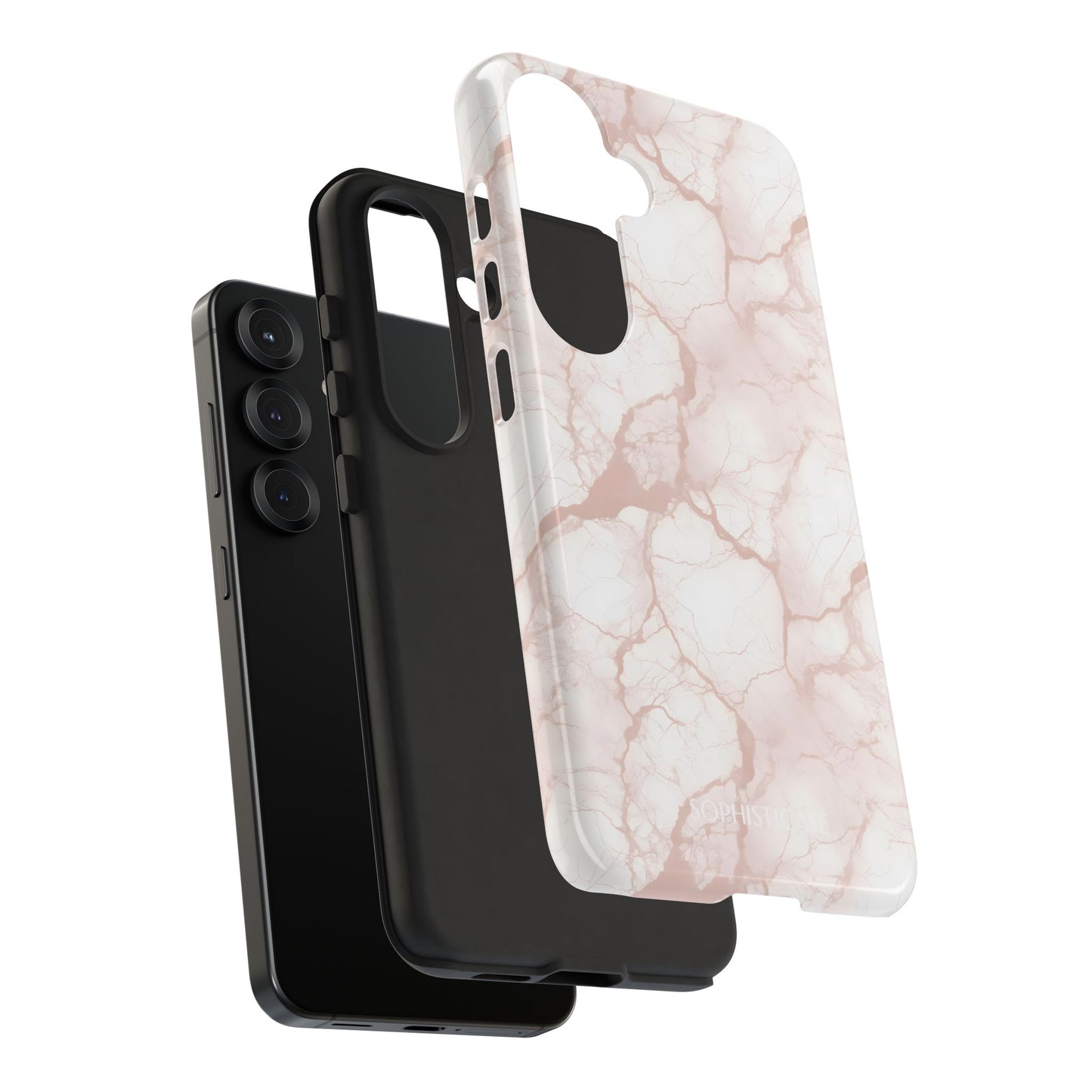 Marble Opulence in Neutral Beige - Tough Phone Case