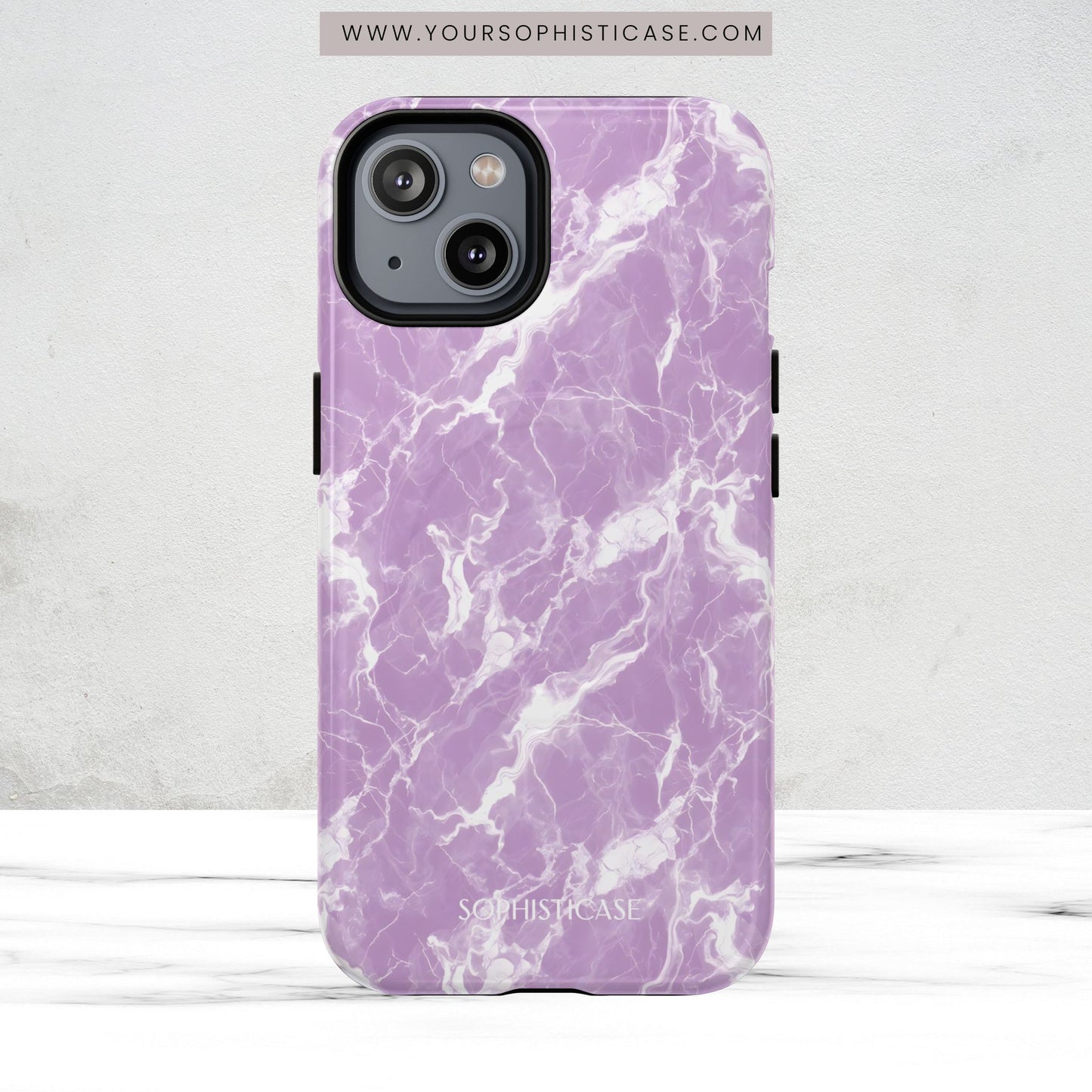 Marble Crush in Purple - Magsafe Case