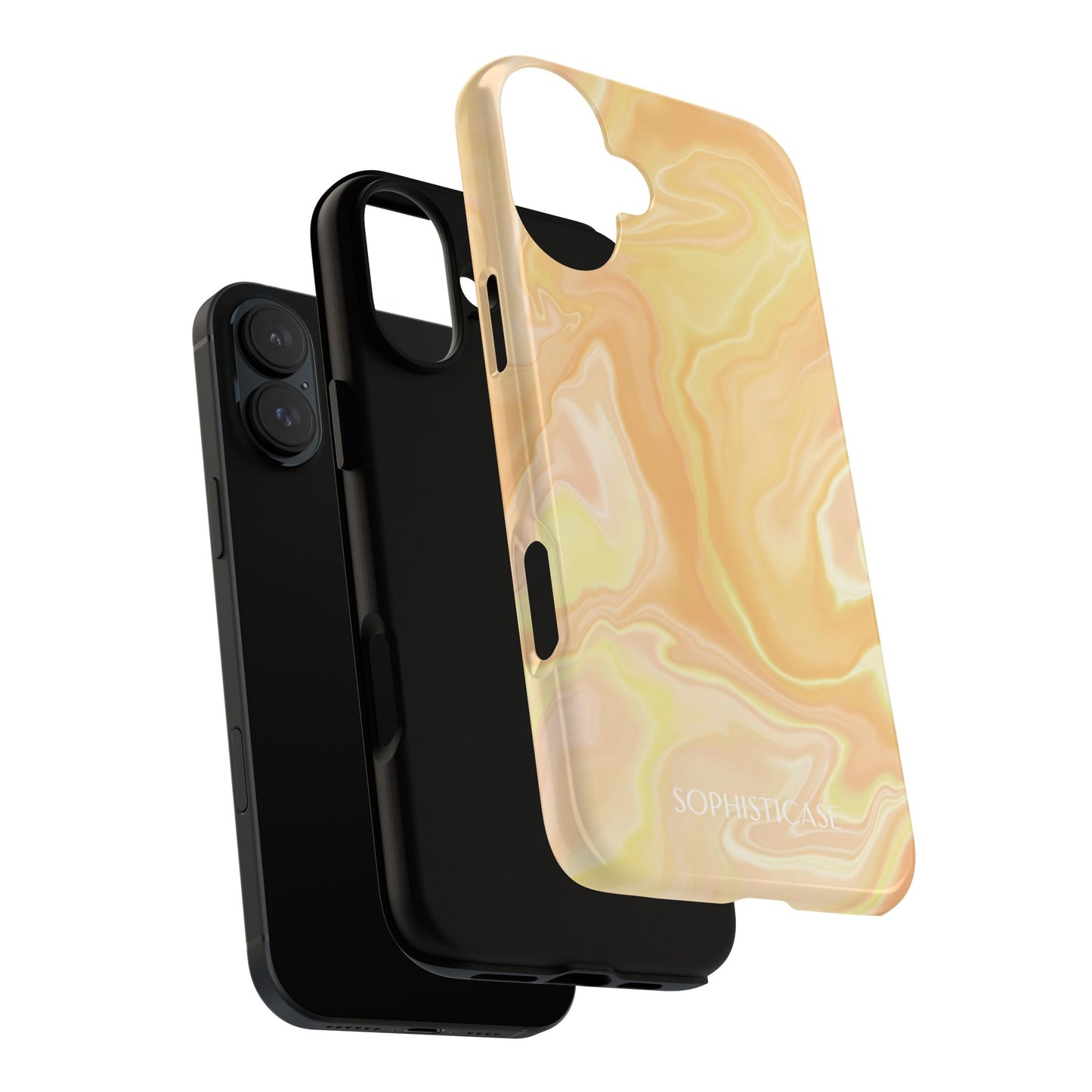 Liquid Magic in Yellow Haze - Protective Phone Case for iPhone