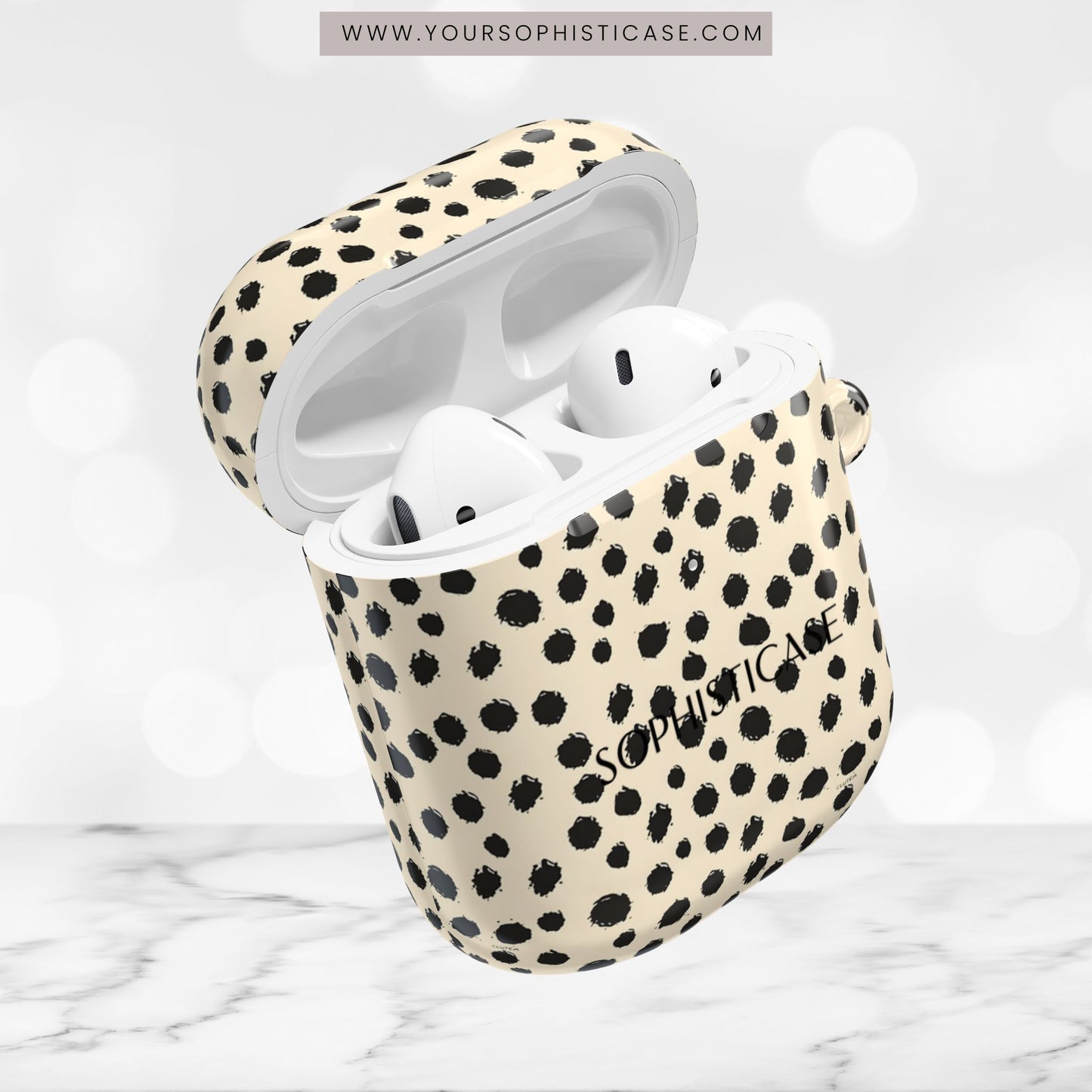 AirPod Cases - Cheetahs and Liars in Beige