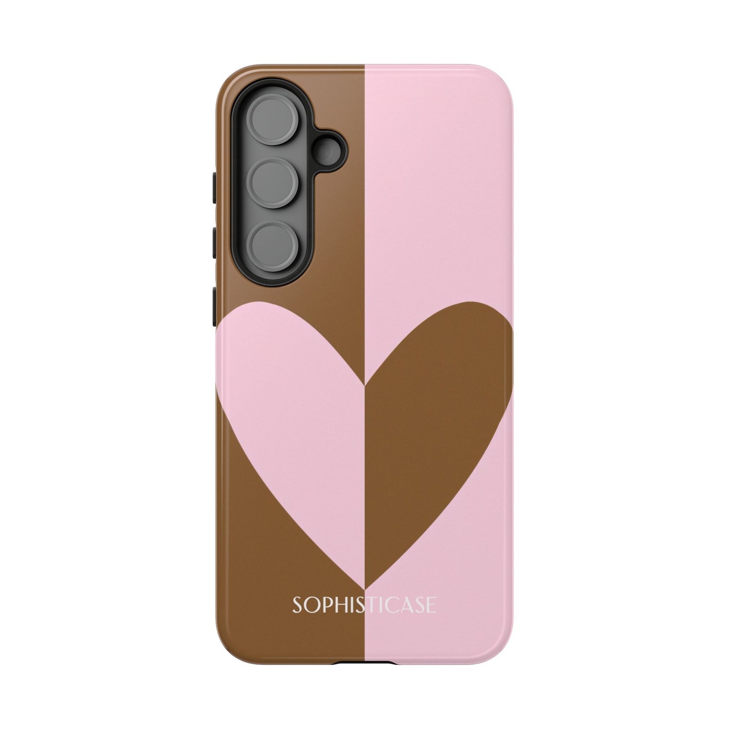 Be Mine in Pink and Brown - Tough Phone Case for Samsung Galaxy - Sophisticase