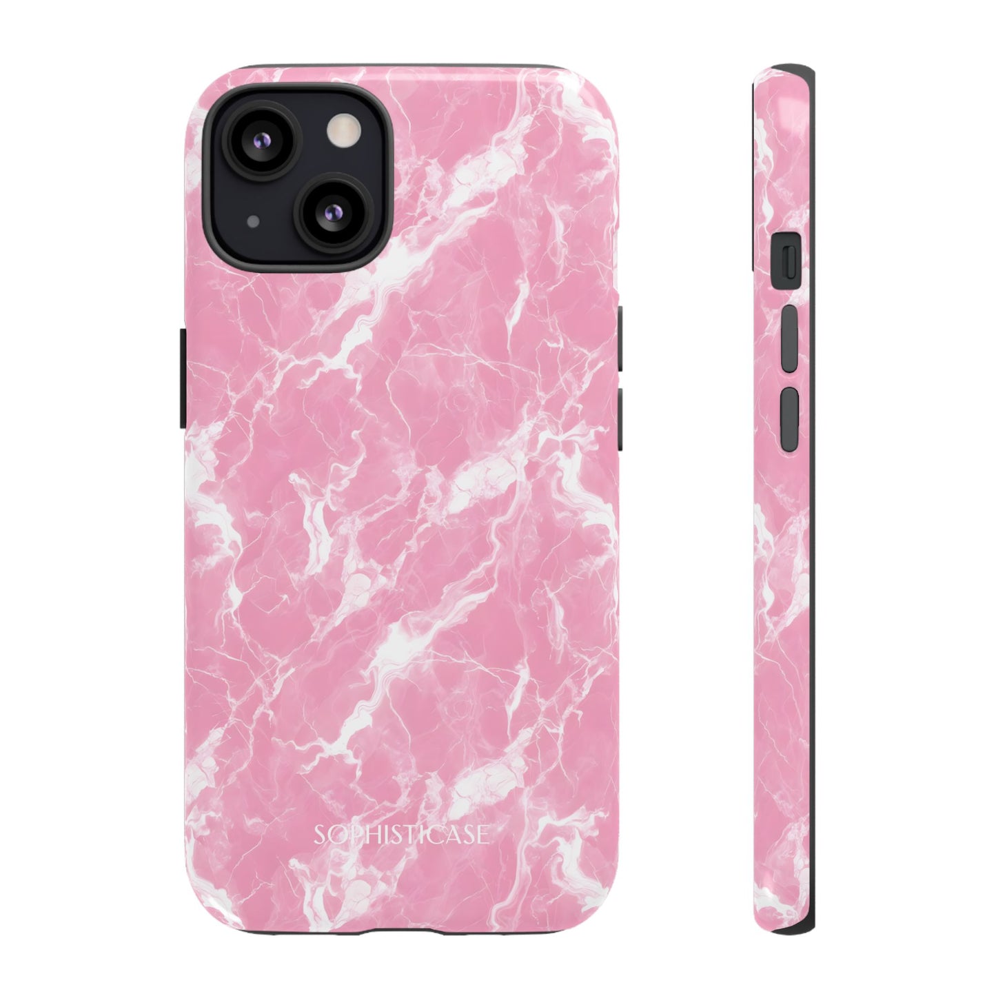Marble Crush in Pink - iPhone Case