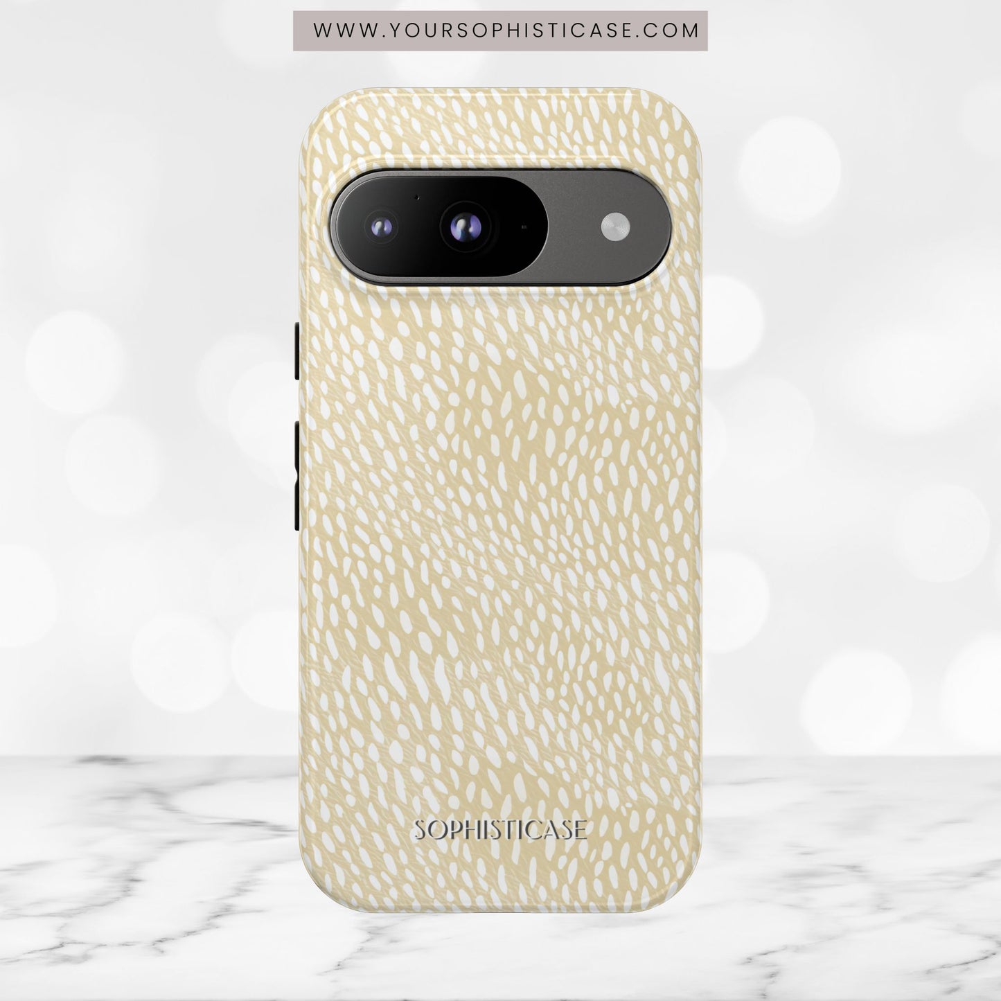 Oh Deer! in Neutral Beige- Tough Phone Case