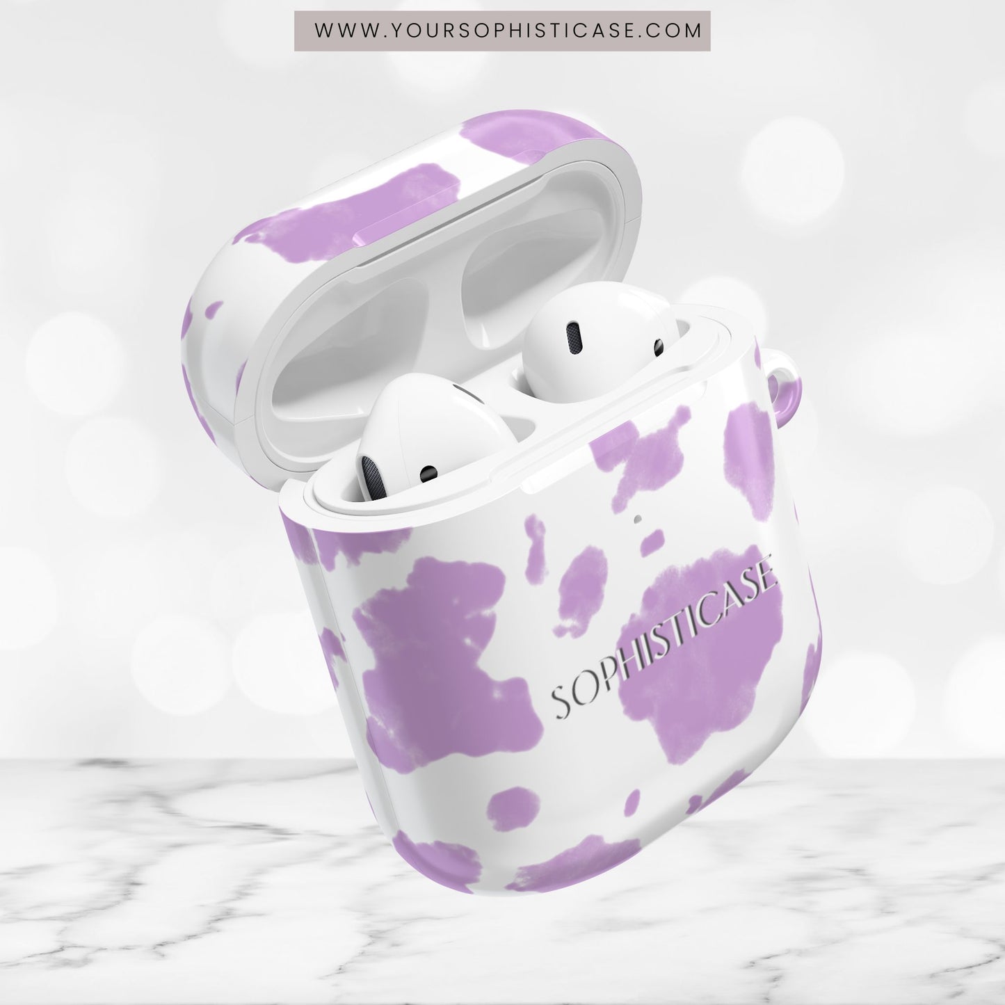 AirPod Cases - Holy Cow in Purple