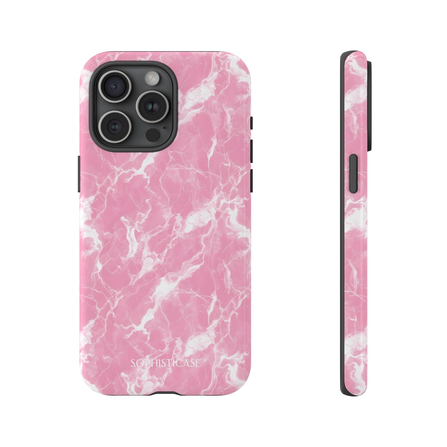 Marble Crush in Pink - Tough Phone Case