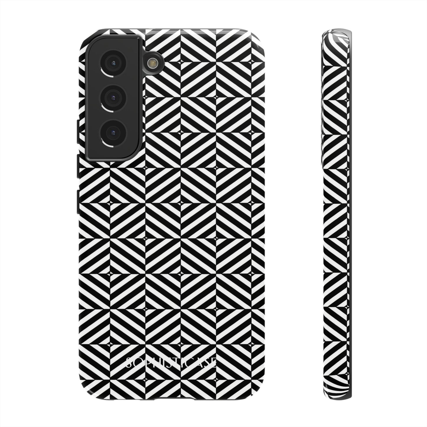 Illusions in Black - Tough Phone Case for Samsung Galaxy
