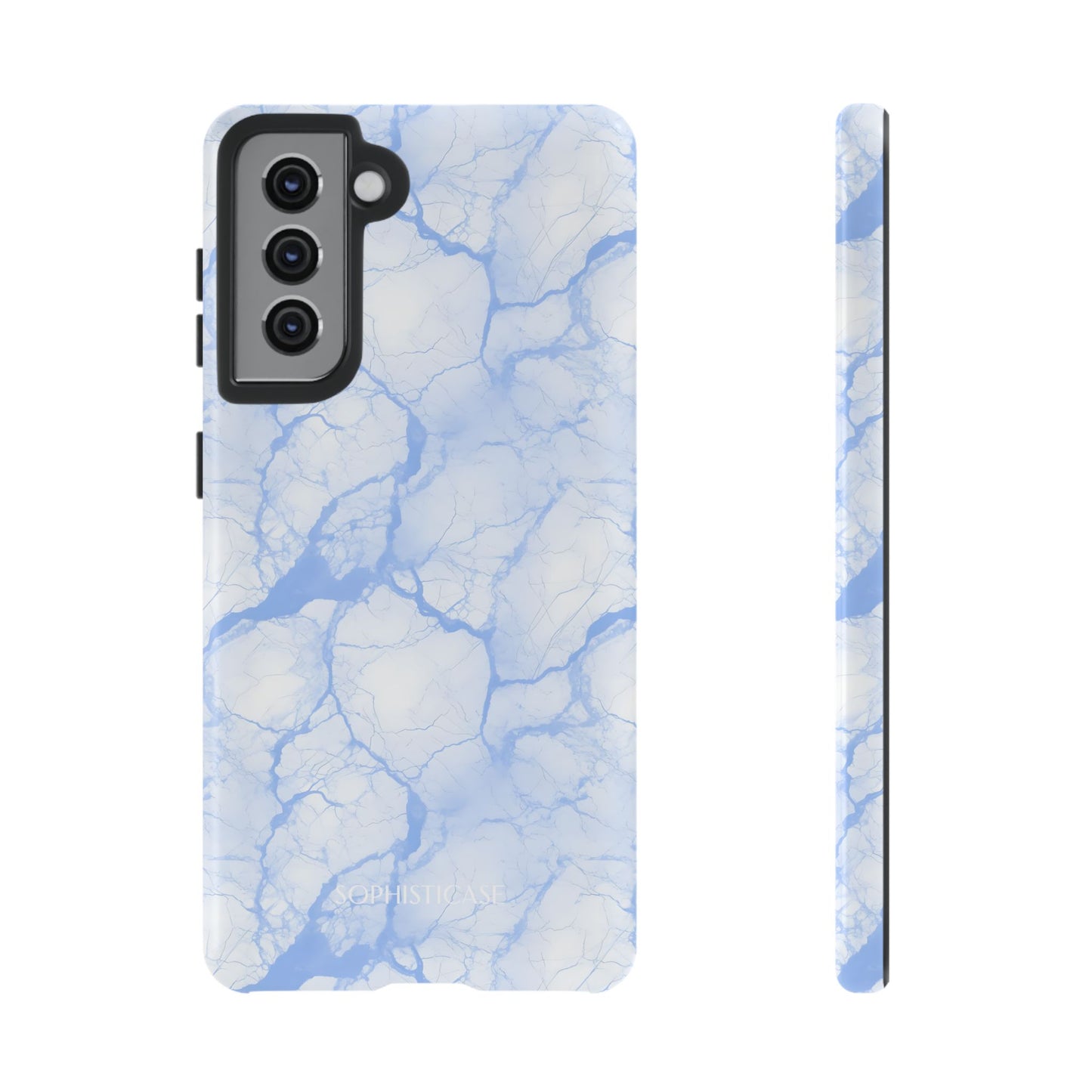 Marble Opulence in Blue - Tough Phone Case