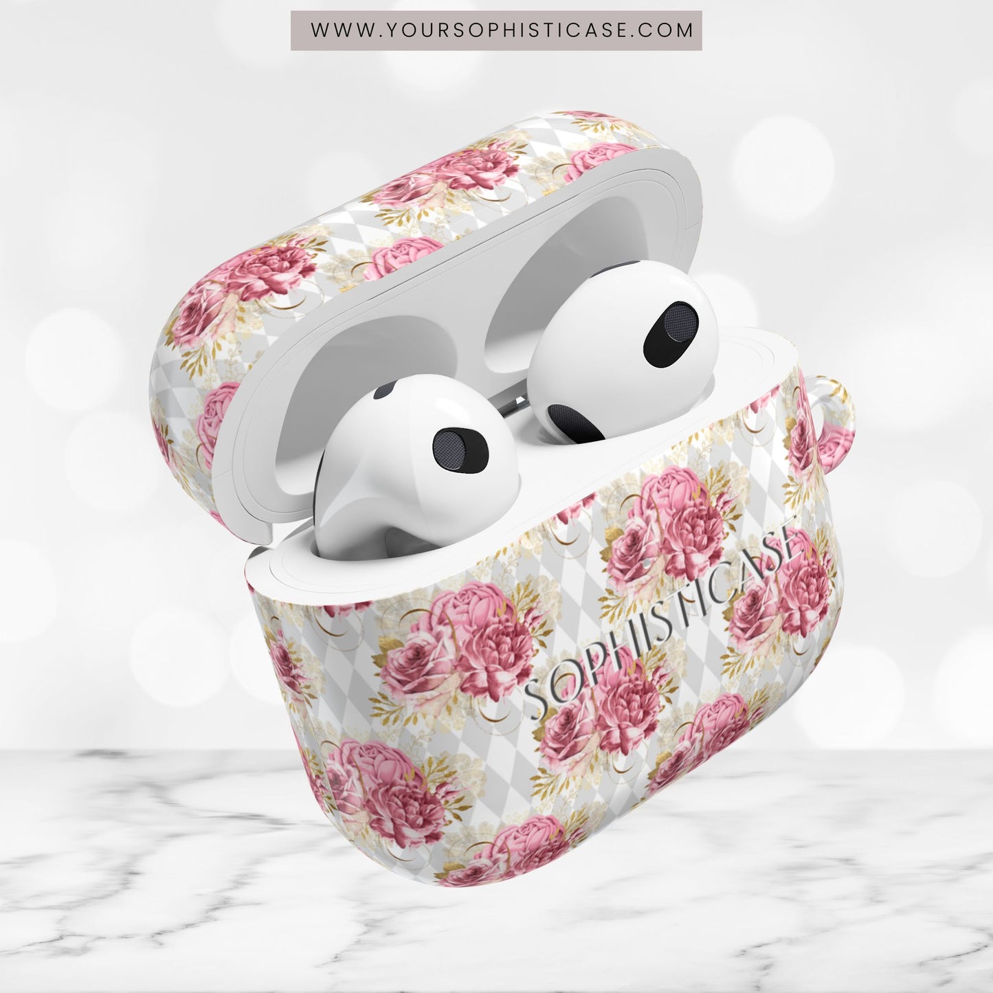 AirPod Cases - Rose Diamond Romance in Colette