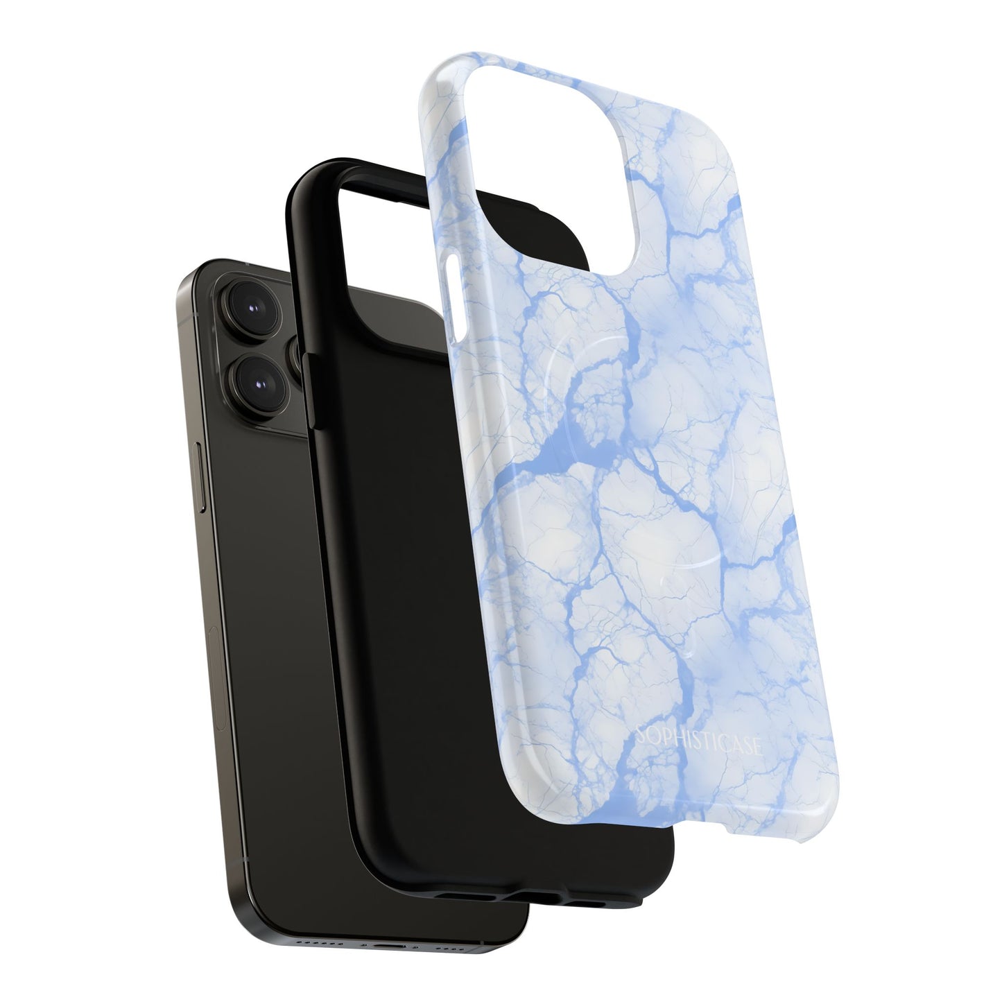 Marble Opulence in Blue - Magsafe Case