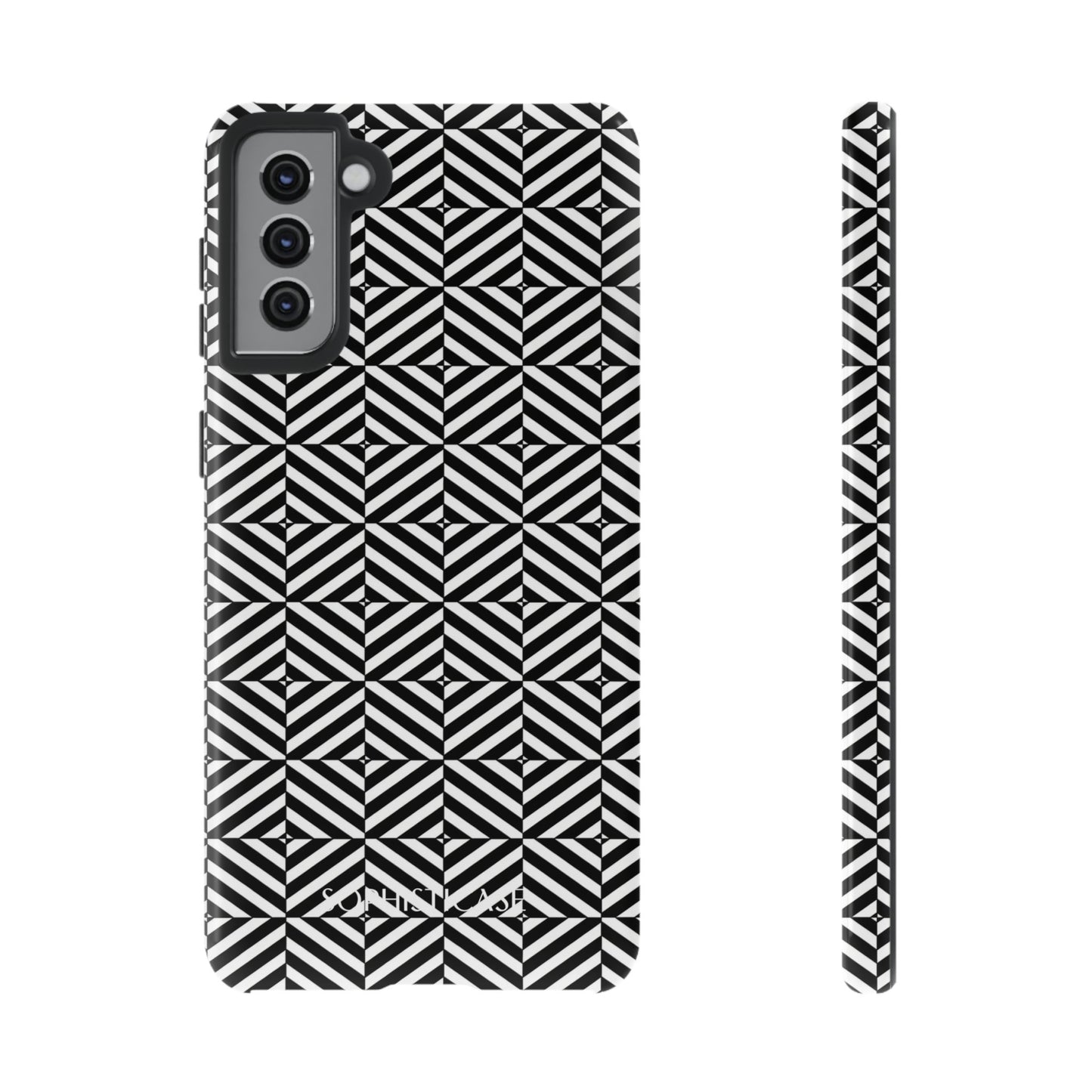 Illusions in Black - Tough Phone Case for Samsung Galaxy