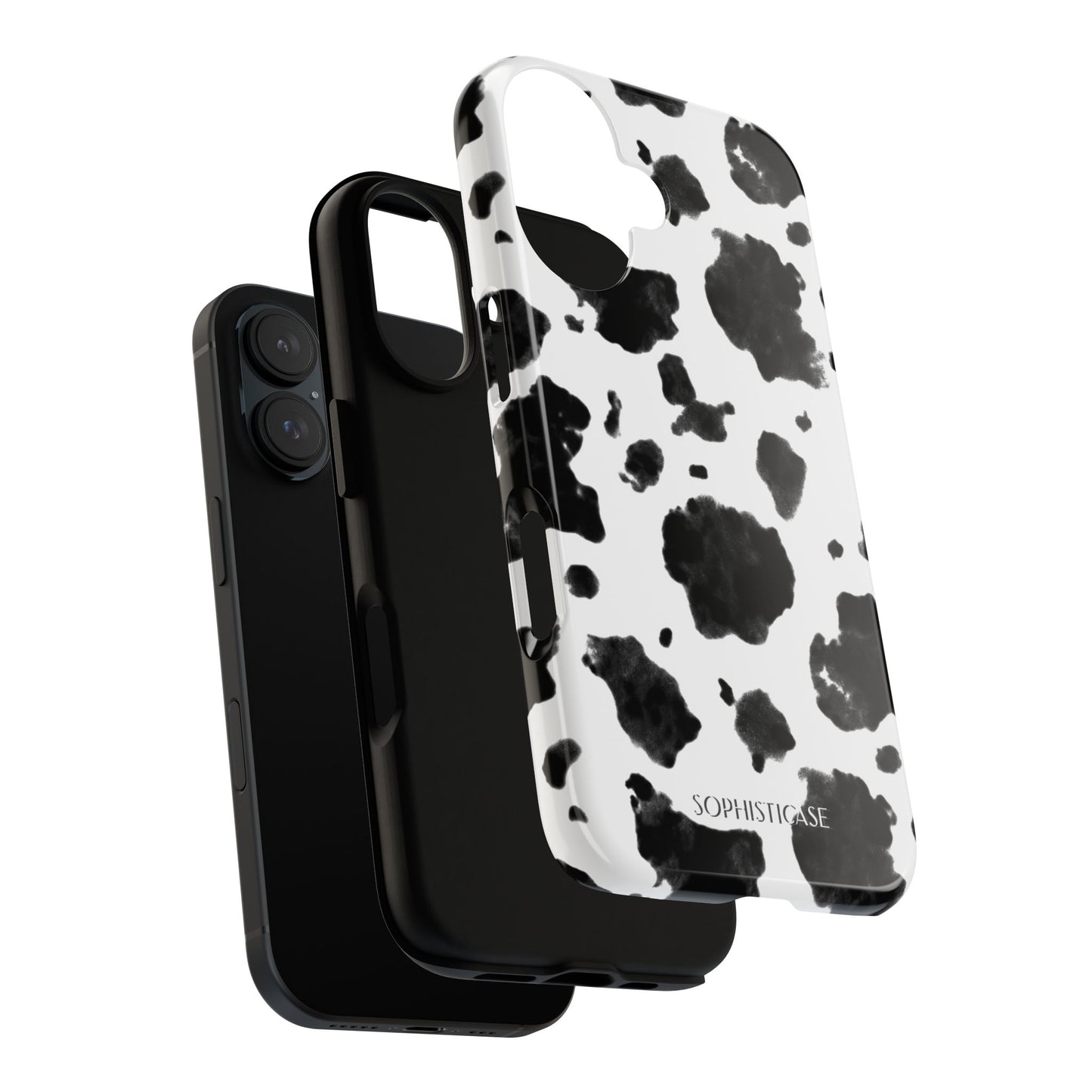 Holy Cow in Black - iPhone Case