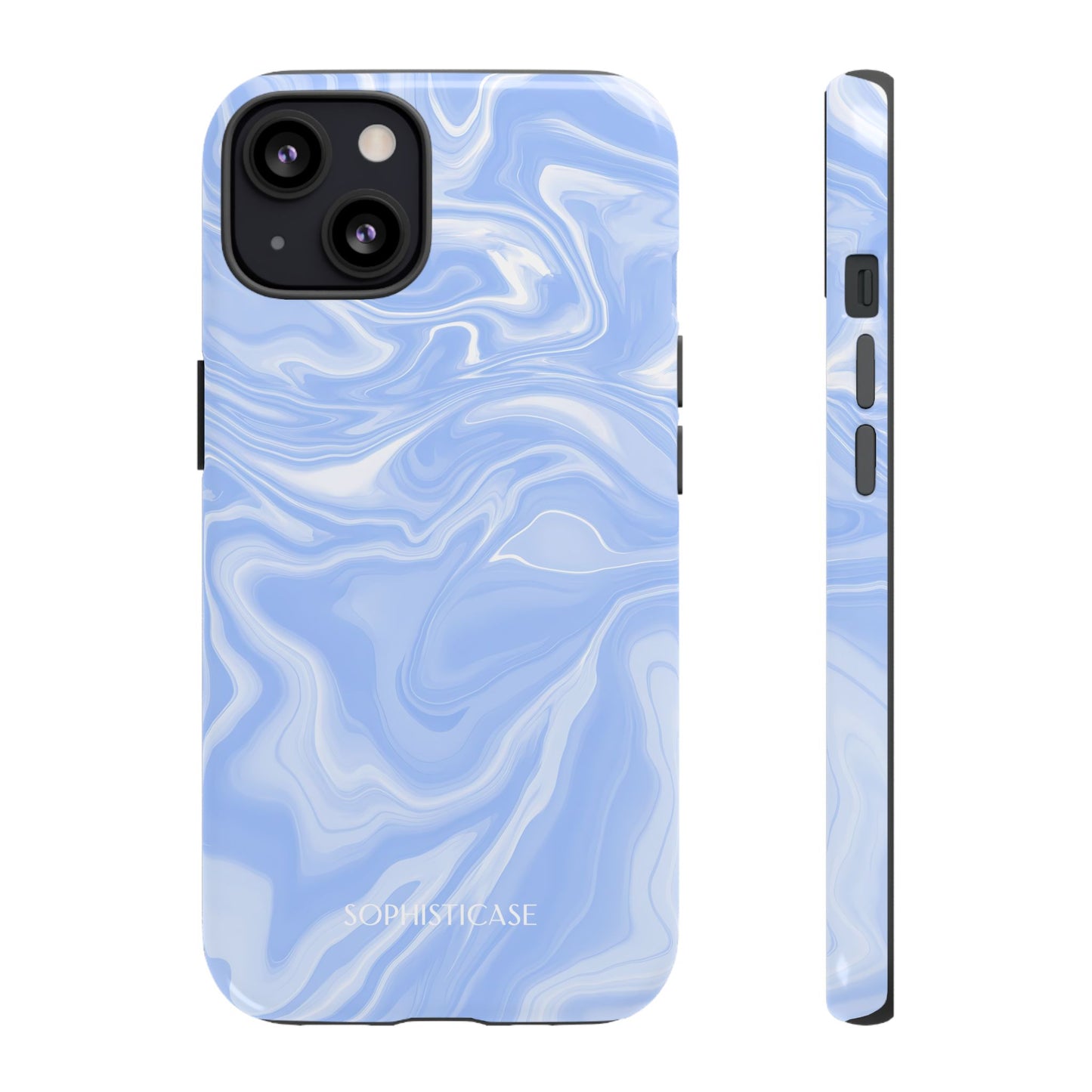 Liquid Dreams in Smoke Blue - iPhone Case