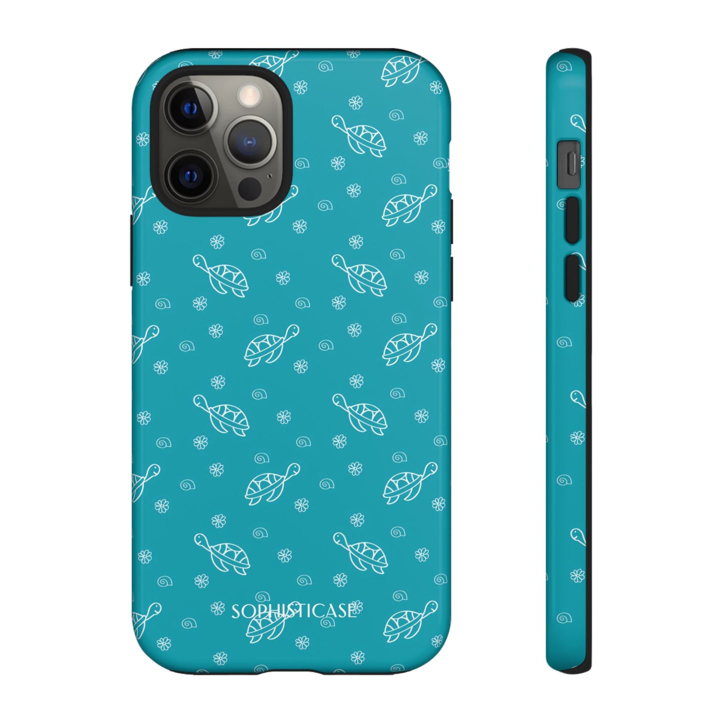 Turtle Island in Aqua - iPhone Magsafe Case