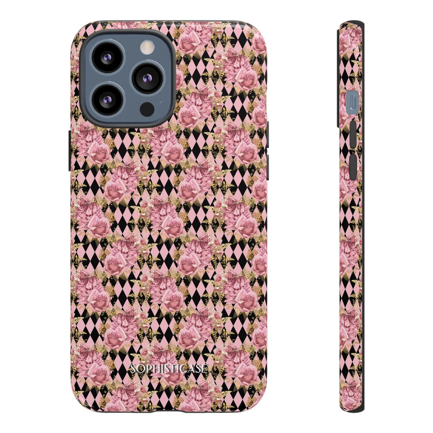 Rose Diamond Romance in Isolde - iPhone Case