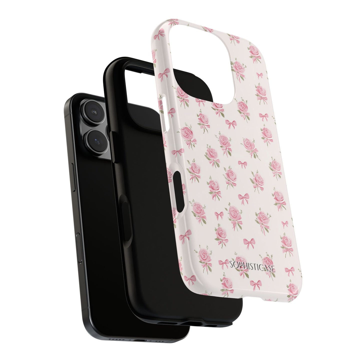 The Sweetest Thing in Coquette Roses and Bows - iPhone Case