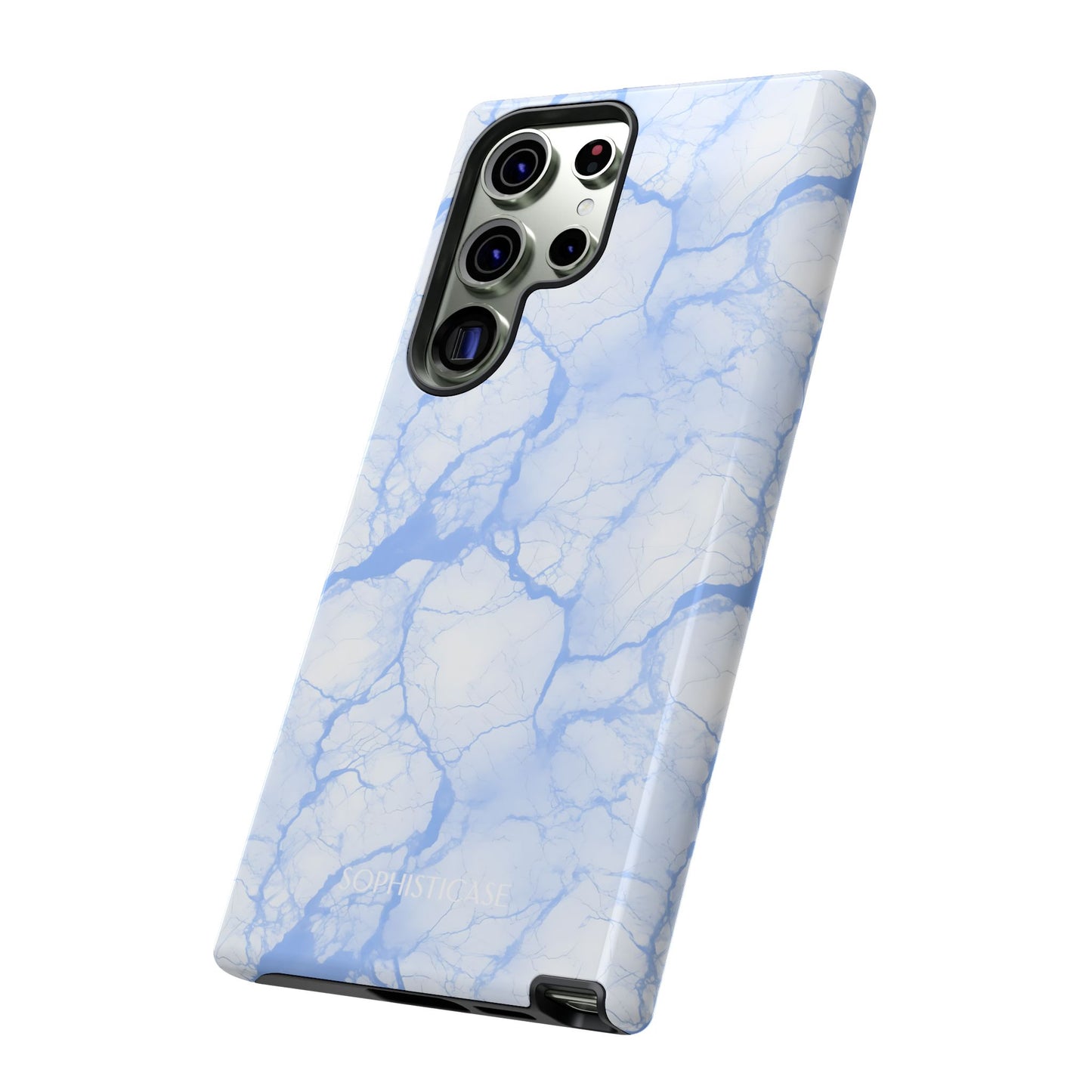 Marble Opulence in Blue - Samsung Galaxy Case