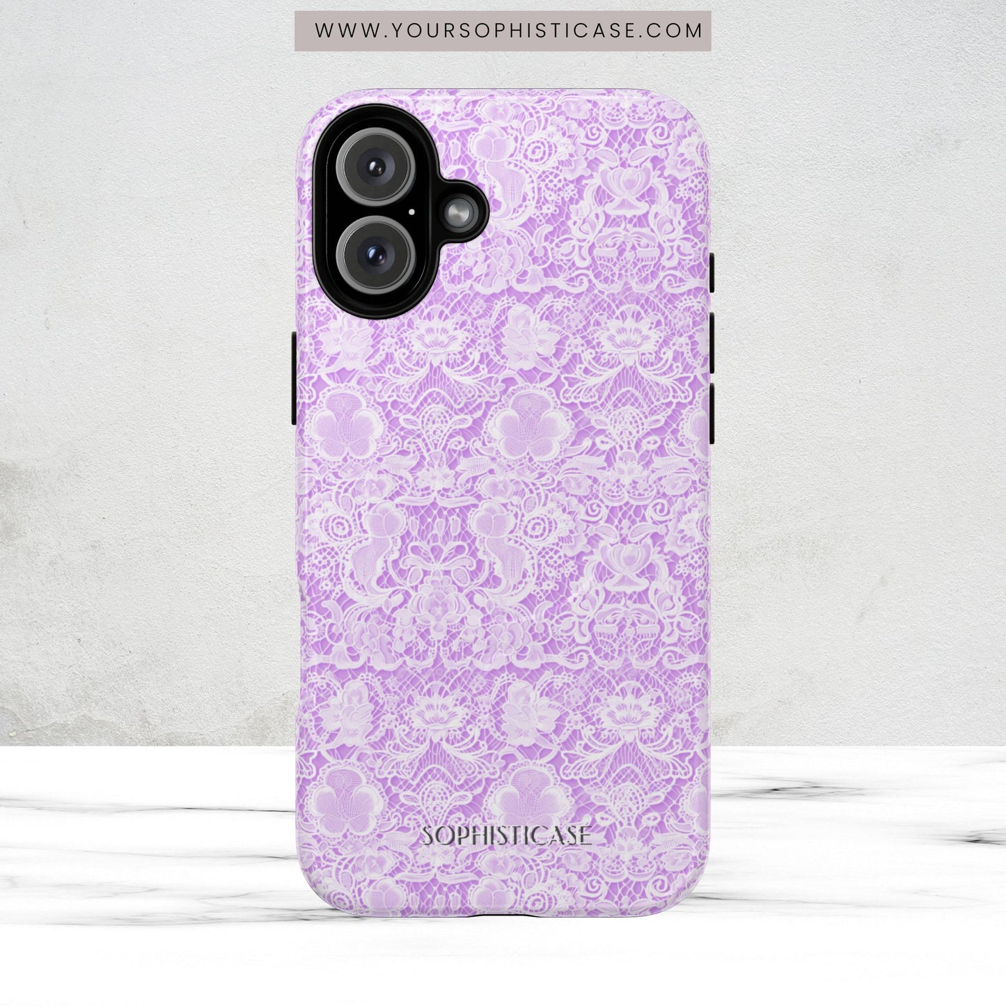 Luxe Lace in Purple - Magsafe Case
