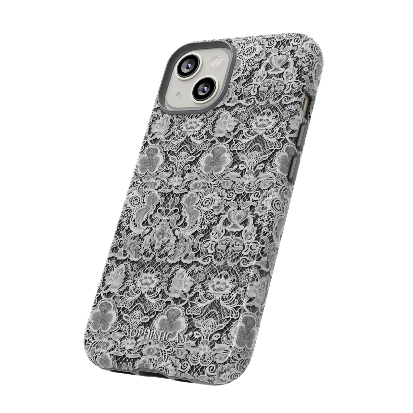 Luxe Lace in Black - iPhone Case
