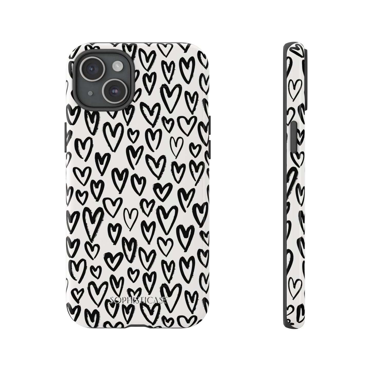 Dark Thoughts in Urban Heart - Tough Phone Case