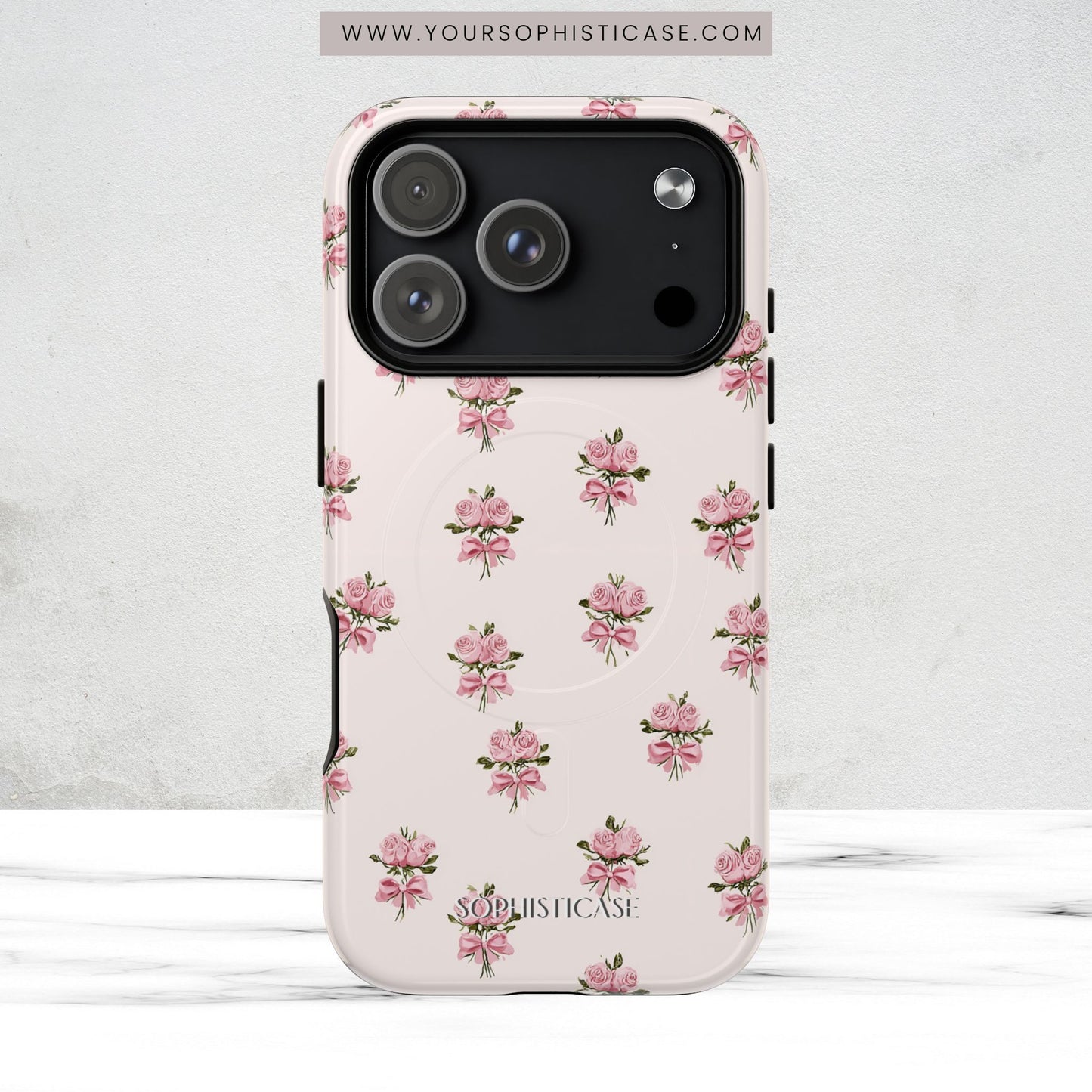 The Sweetest Thing in Coquette Rose Bouquet - Magsafe Case