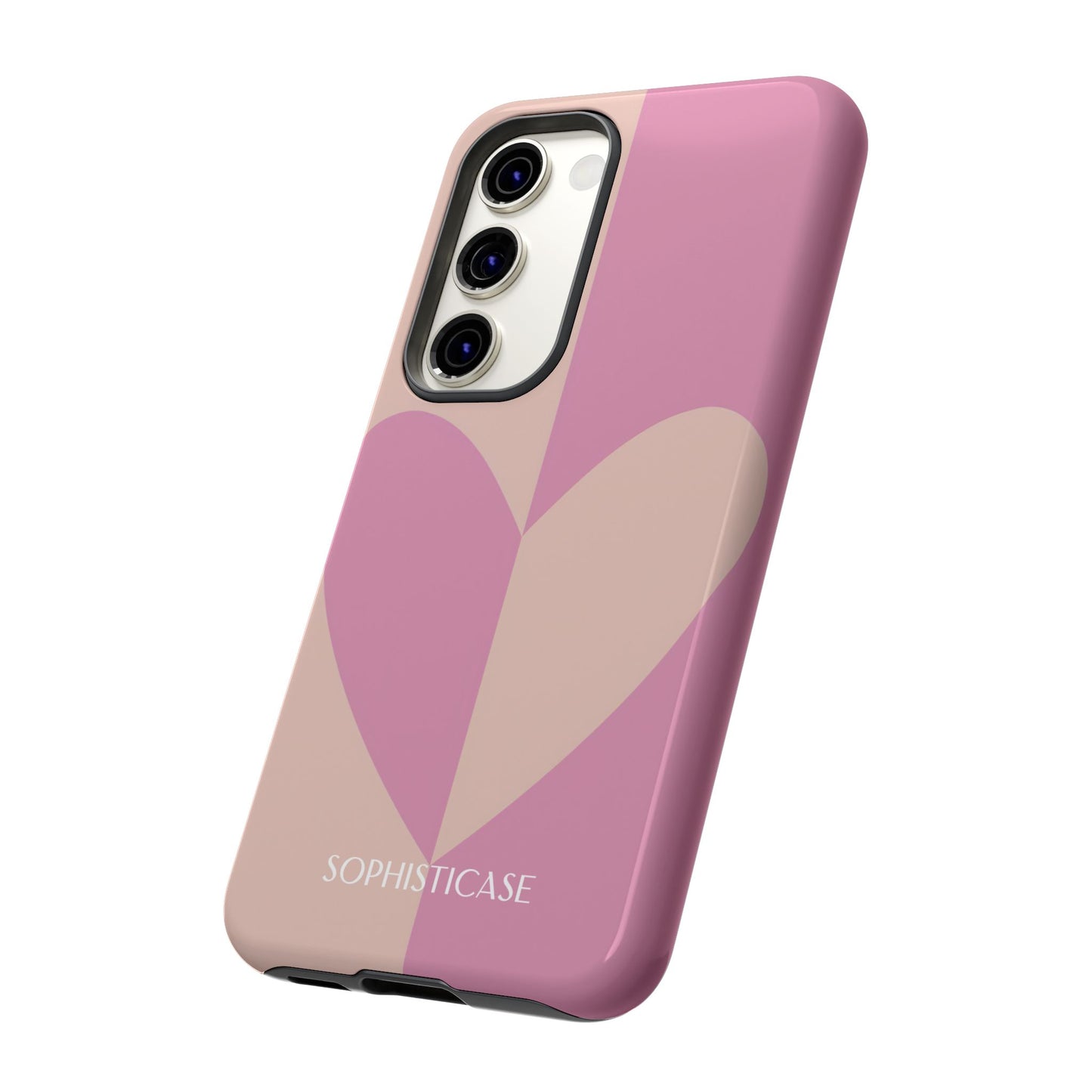 Be Mine in Pink and Brown - Tough Phone Case for Samsung Galaxy - Sophisticase