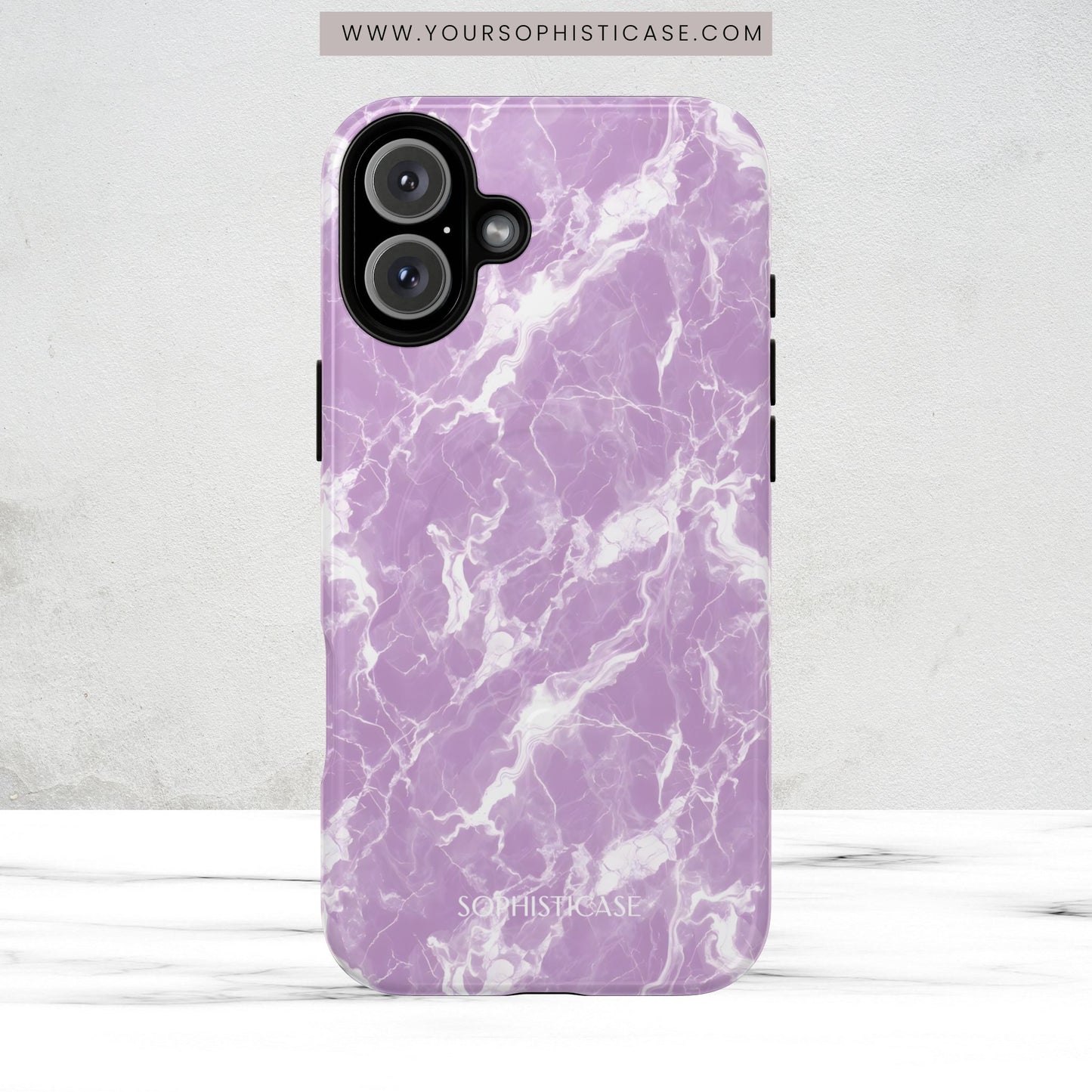 Marble Crush in Purple - Magsafe Case