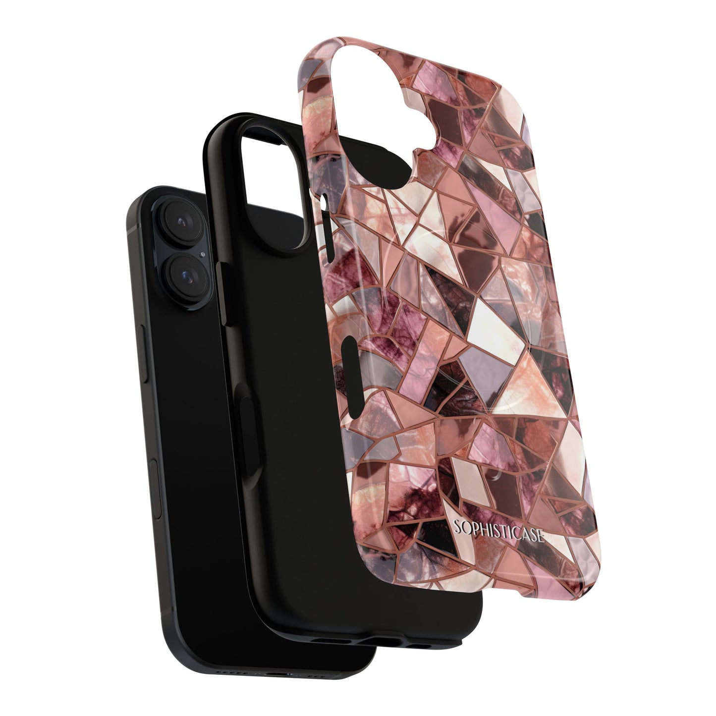 Rose' Runway in Merlot Mosaic - Magsafe Case