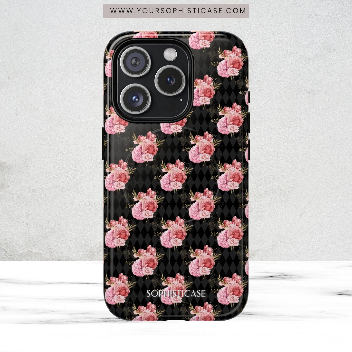 Rose Diamond Romance in Vivienne - Magsafe Case