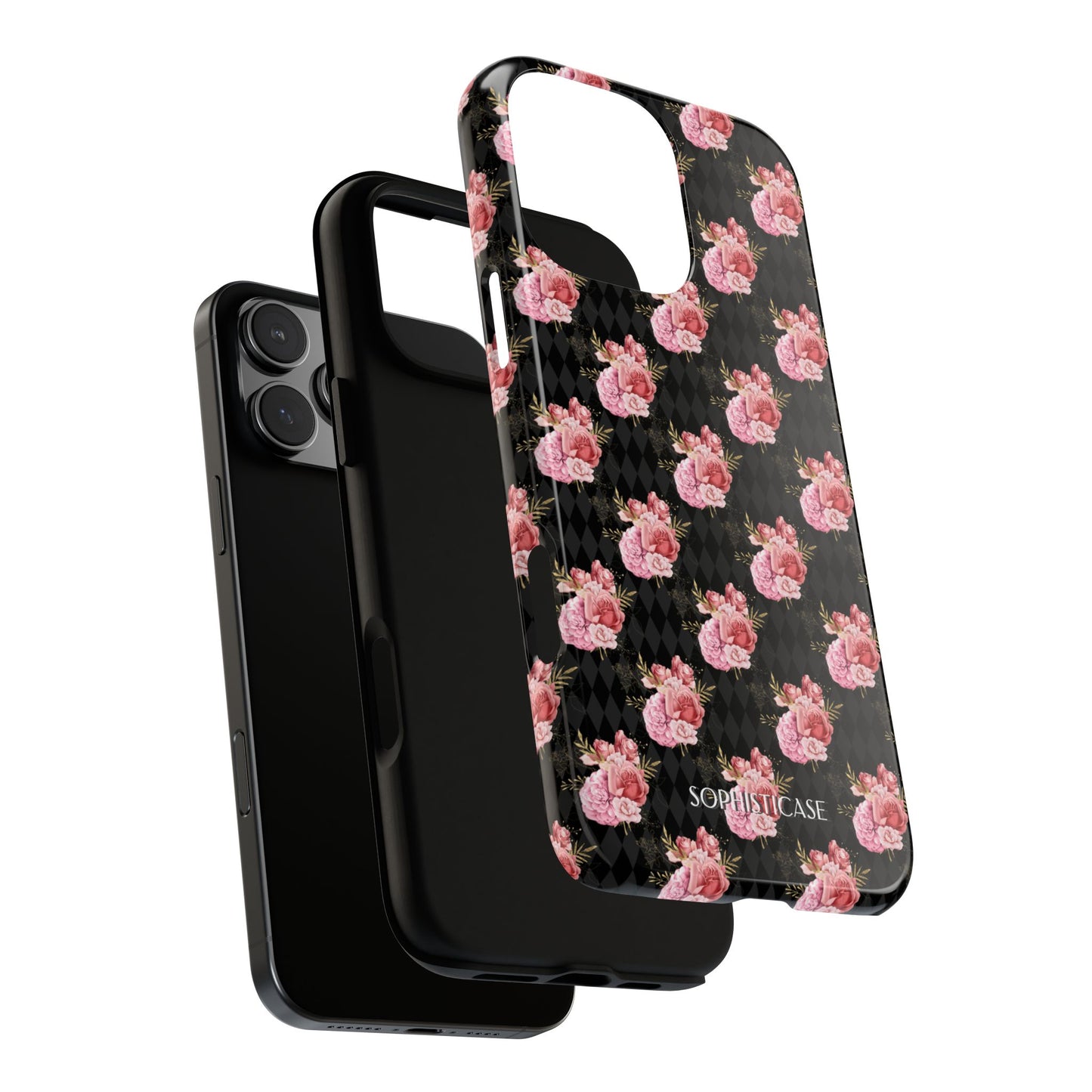 Rose Diamond Romance in Vivienne - iPhone Case