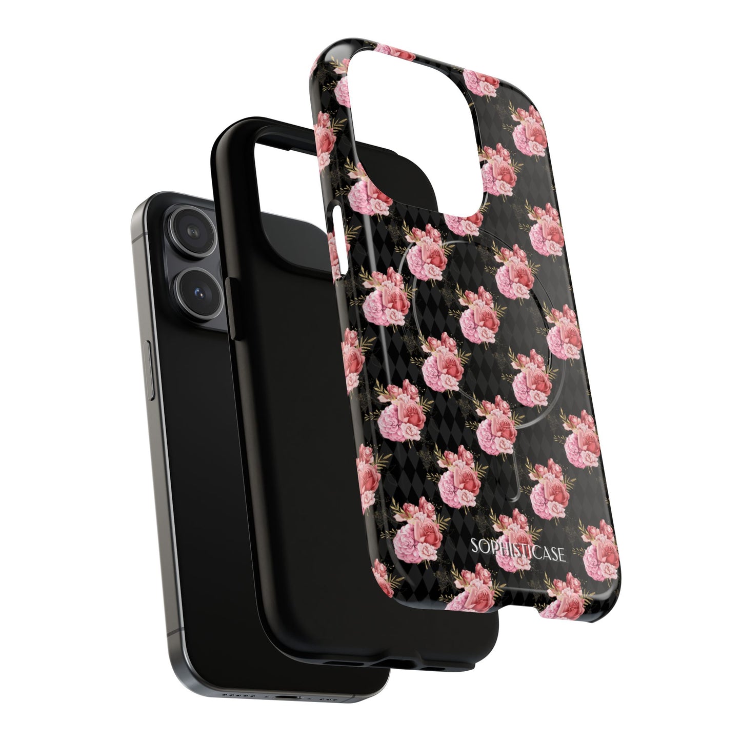 Rose Diamond Romance in Vivienne - Magsafe Phone Case