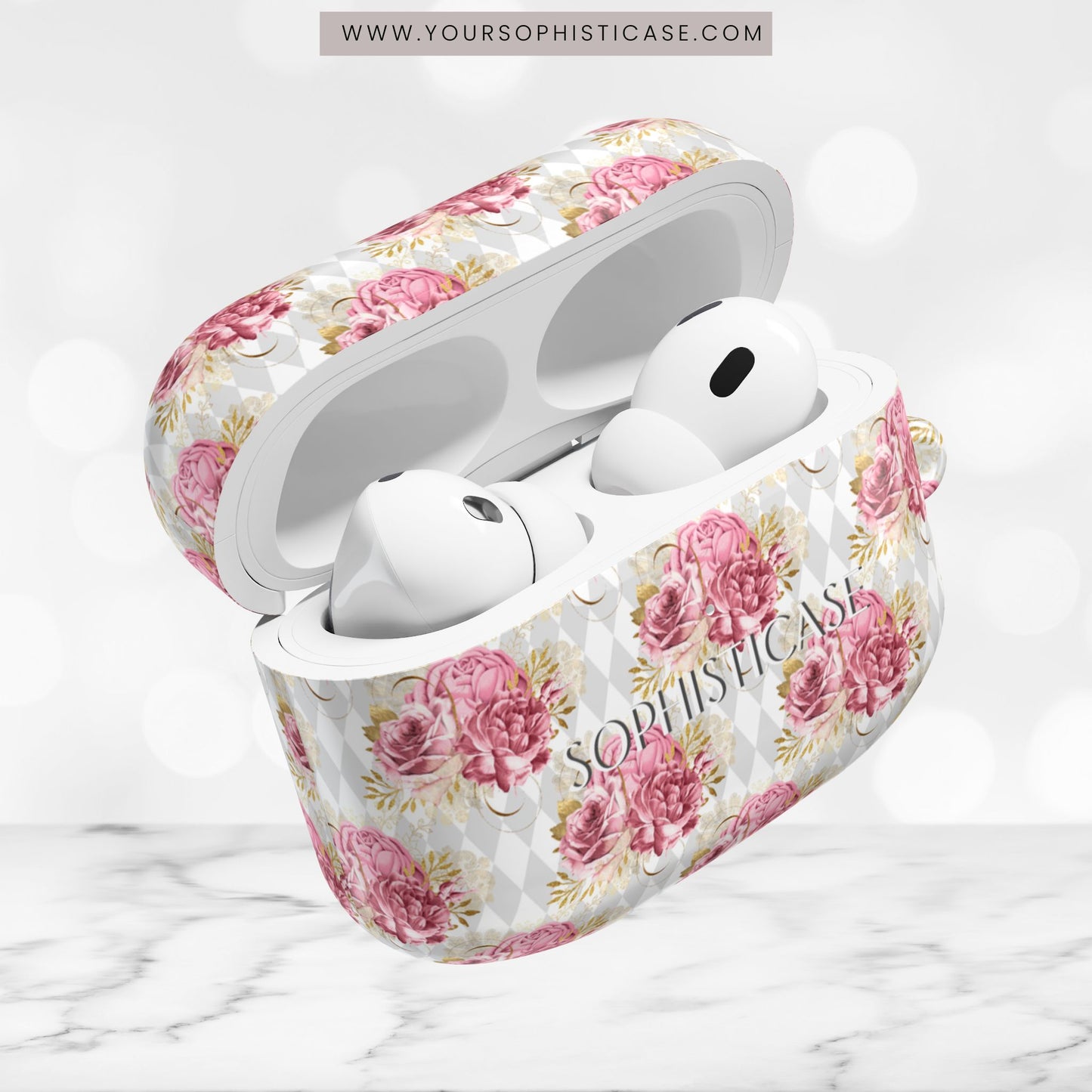 AirPod Cases - Rose Diamond Romance in Colette