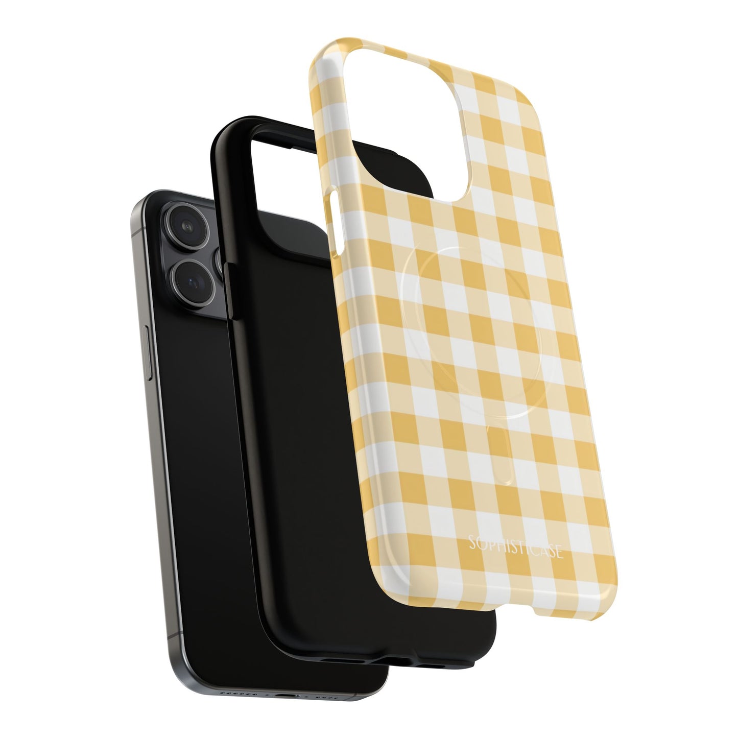 Gingham in Yellow - Magsafe Case