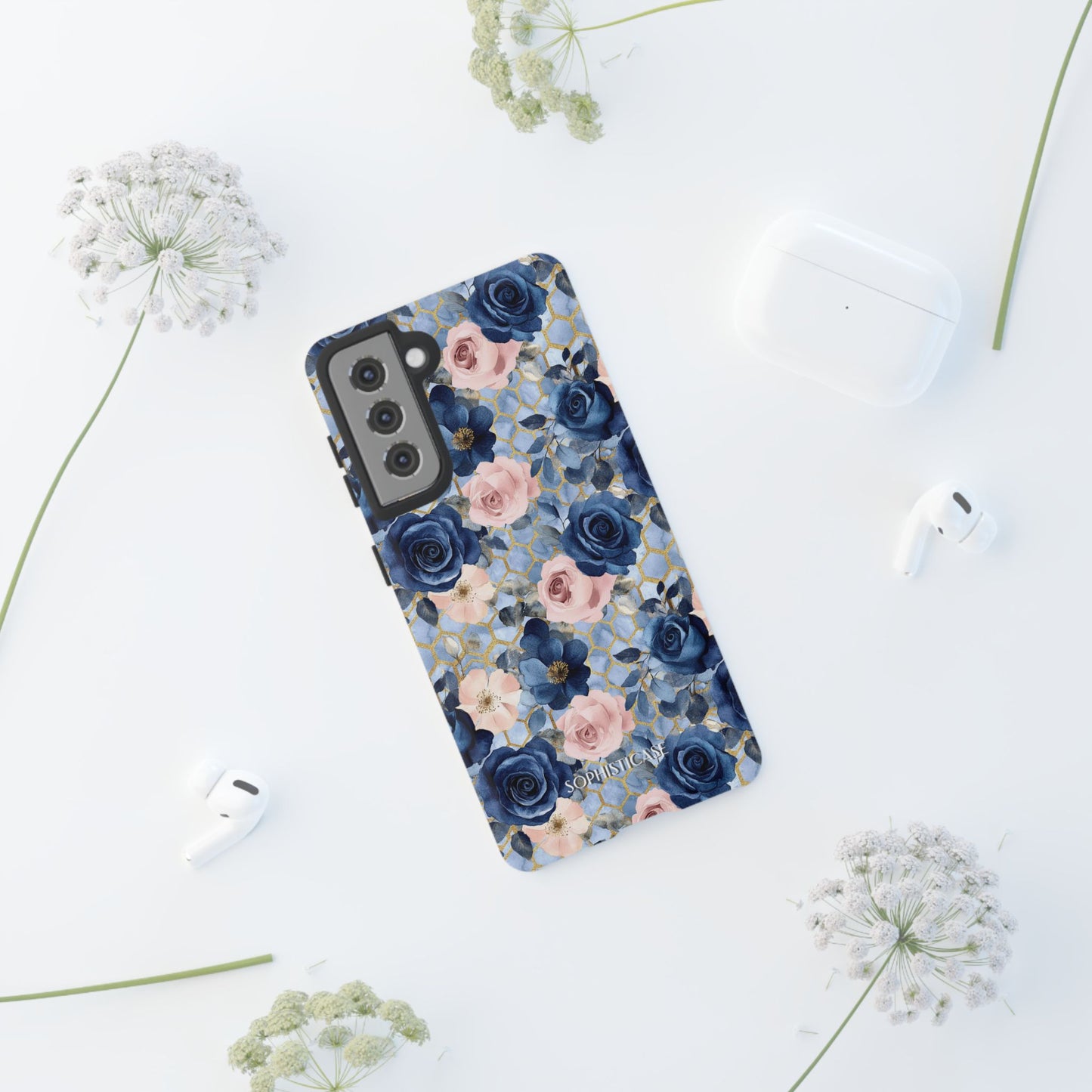 Royal Floral in Gilded Sky - Tough Phone Case