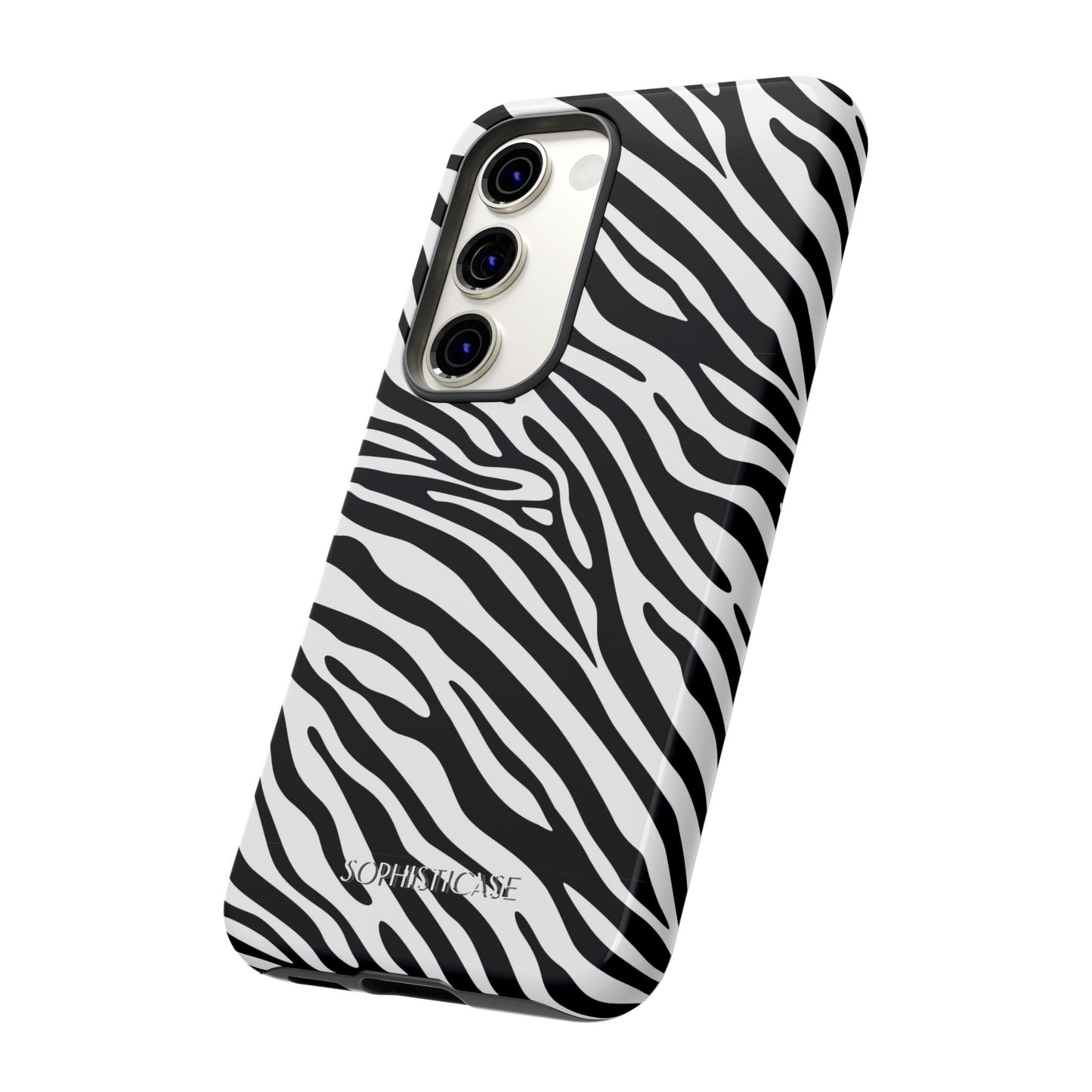 Dark Thoughts in Urban Zebra - Tough Phone Case