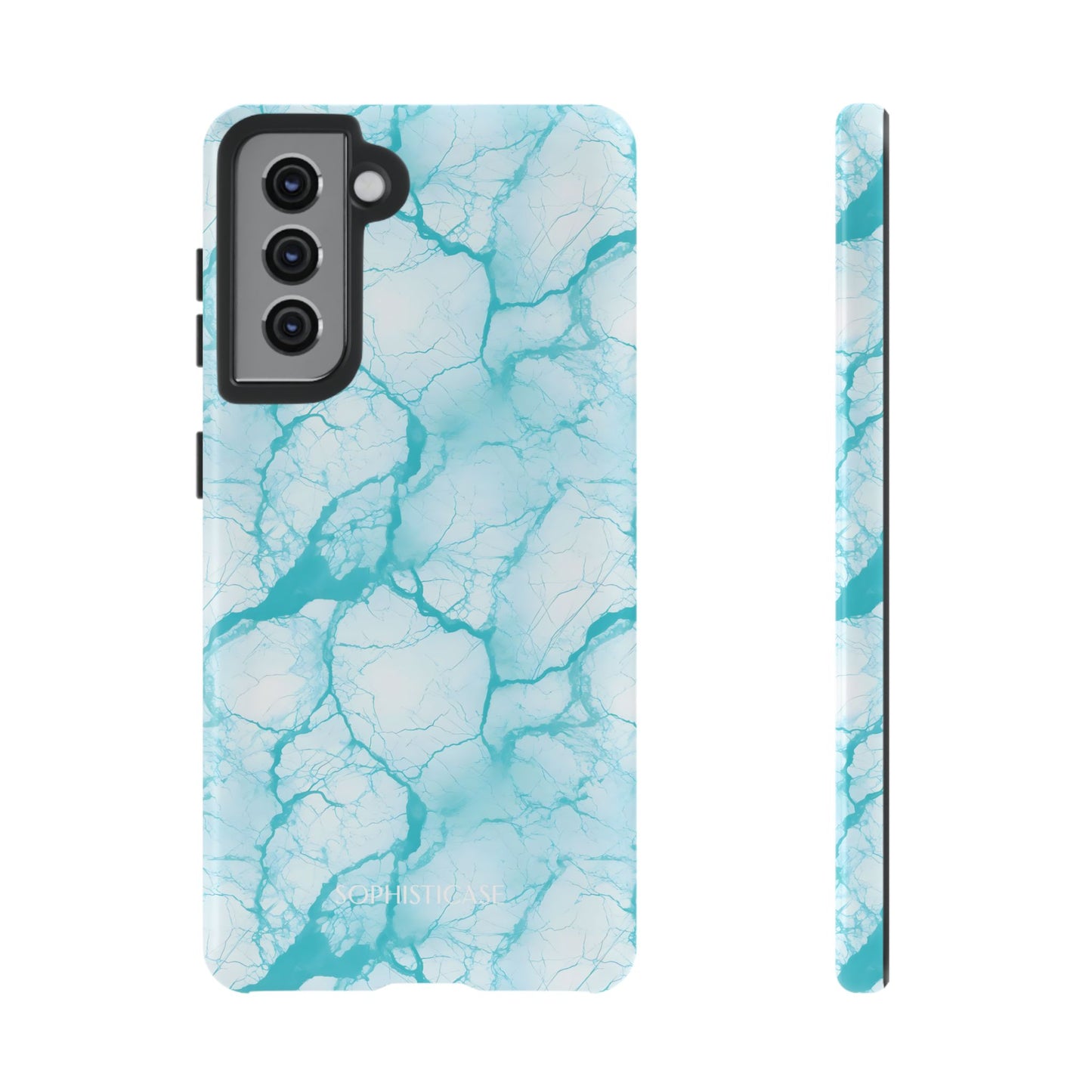 Marble Opulence in Aqua - Tough Phone Case