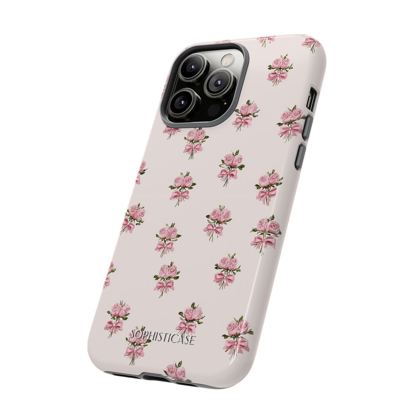 The Sweetest Thing in Coquette Rose Bouquet - iPhone Case