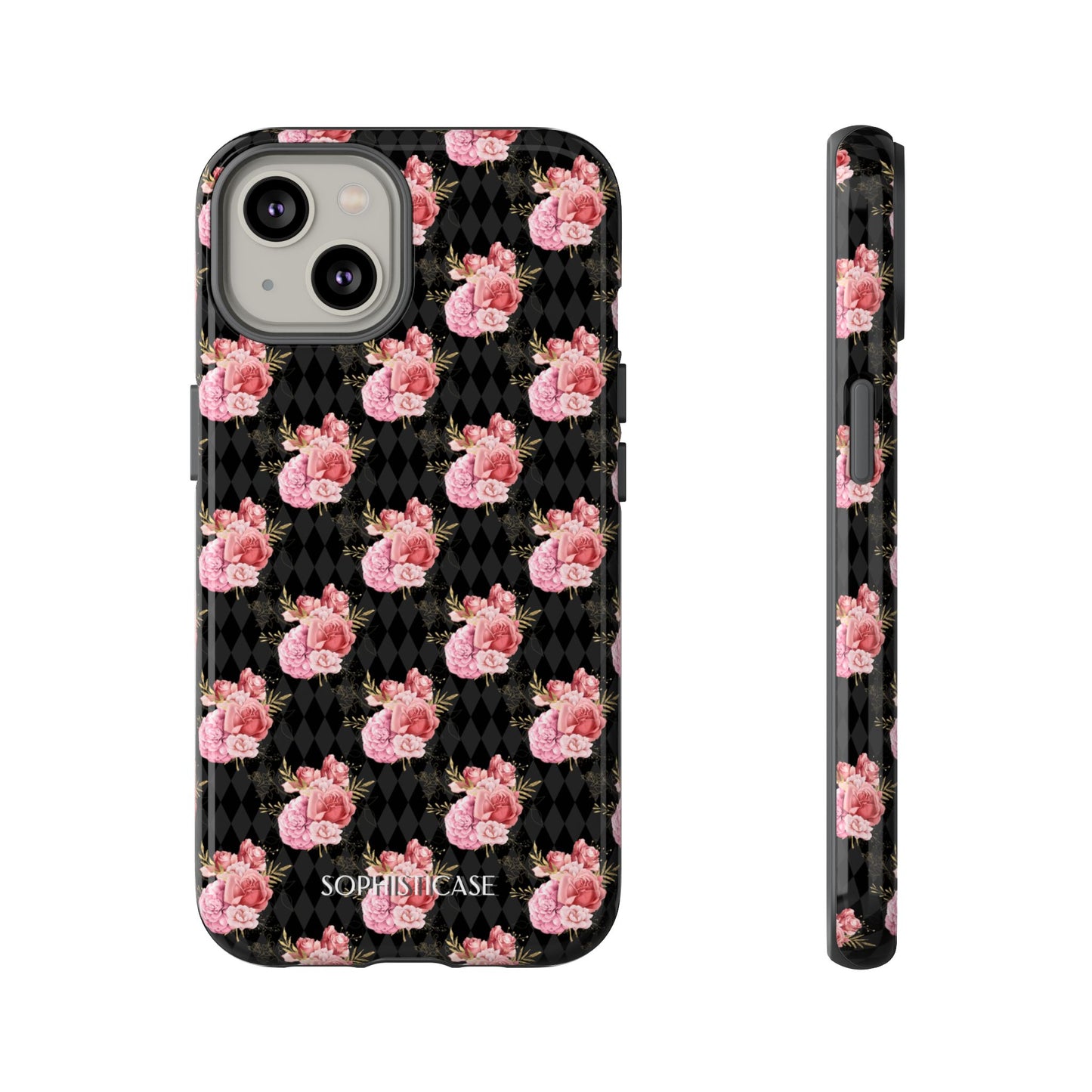 Rose Diamond Romance in Vivienne - iPhone Case