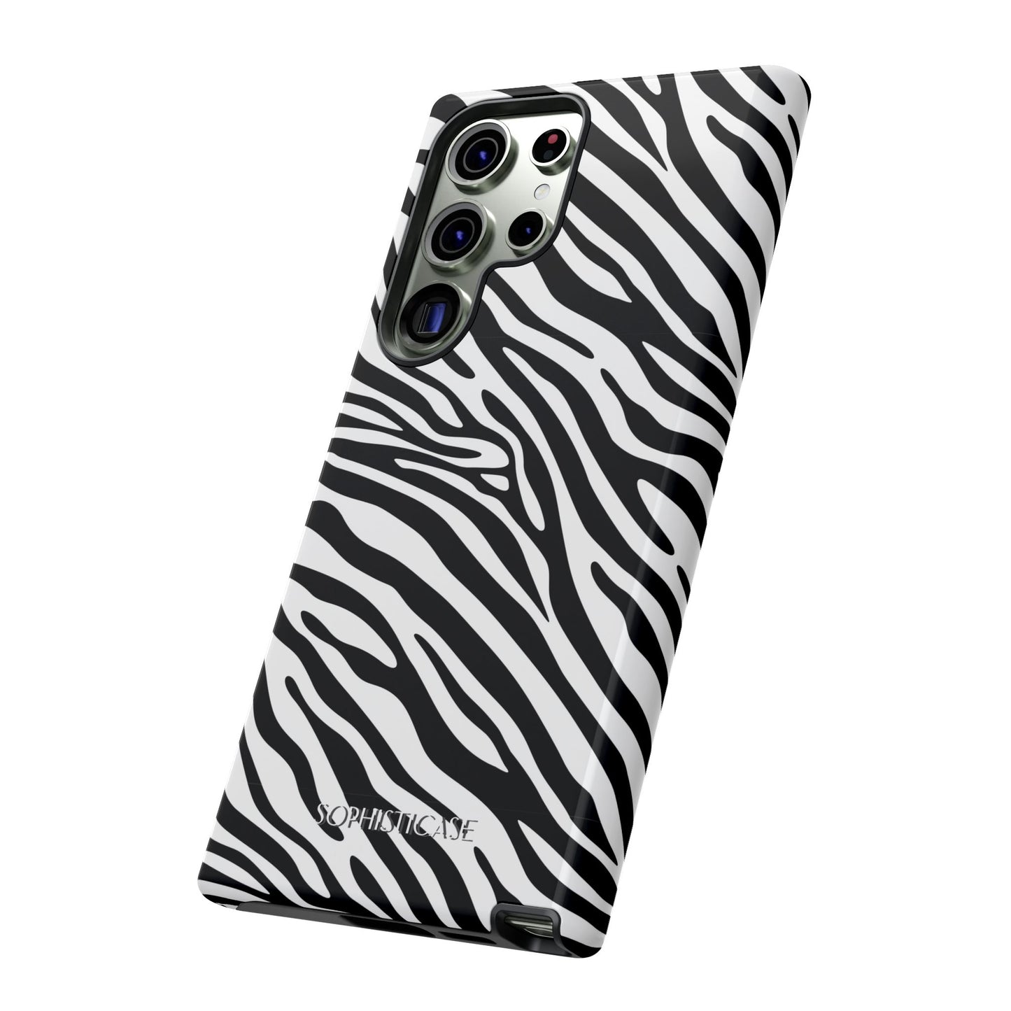 Dark Thoughts in Urban Zebra - Tough Phone Case