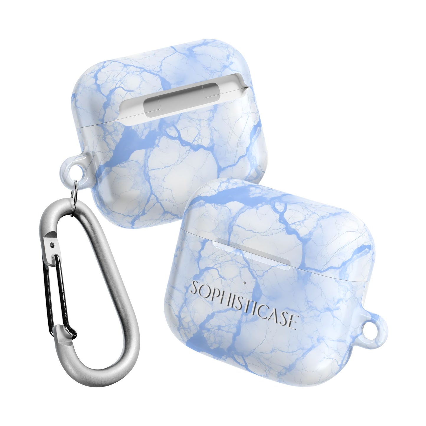 AirPod Cases - Marble Opulence in Blue