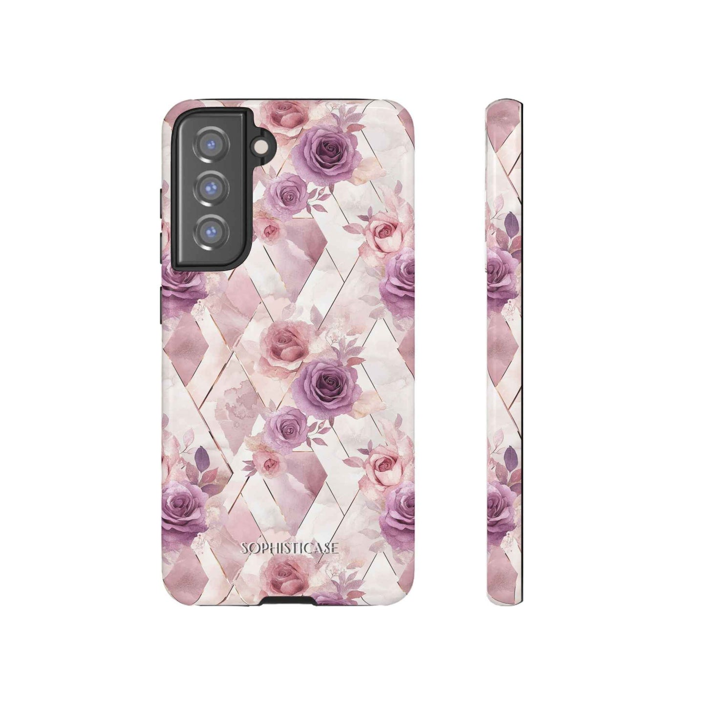 Royal Floral in Mauve Rose - Tough Phone Case